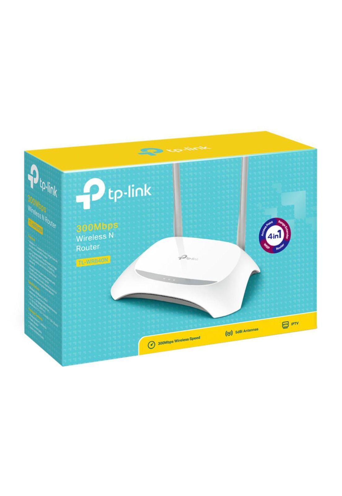 ROUTER TPLINK TL. WR840N 300MBPS WIRELESS N/REP-3