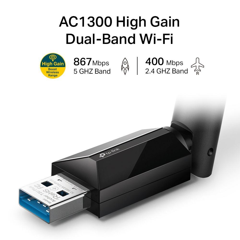ADAPTADOR USB INAL.AC1300 ALTA GANANCIA DUAL BAND-2