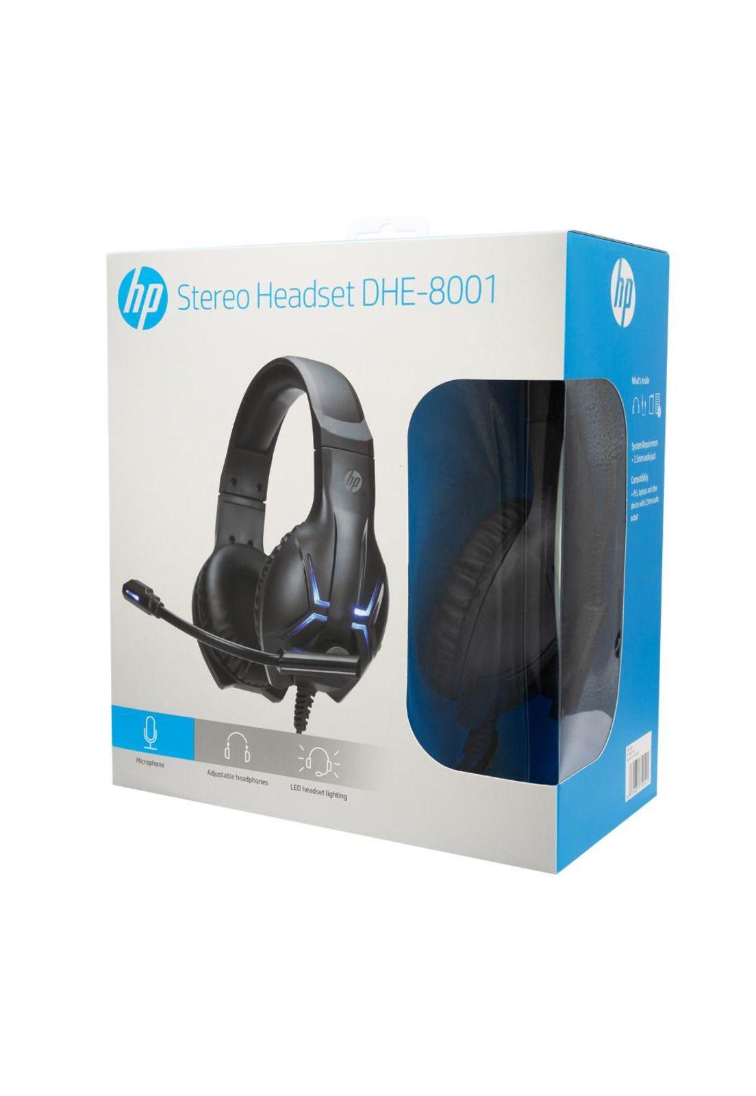 AUDIFONO  ON EAR USB+3,5 LED DHE-8001-5