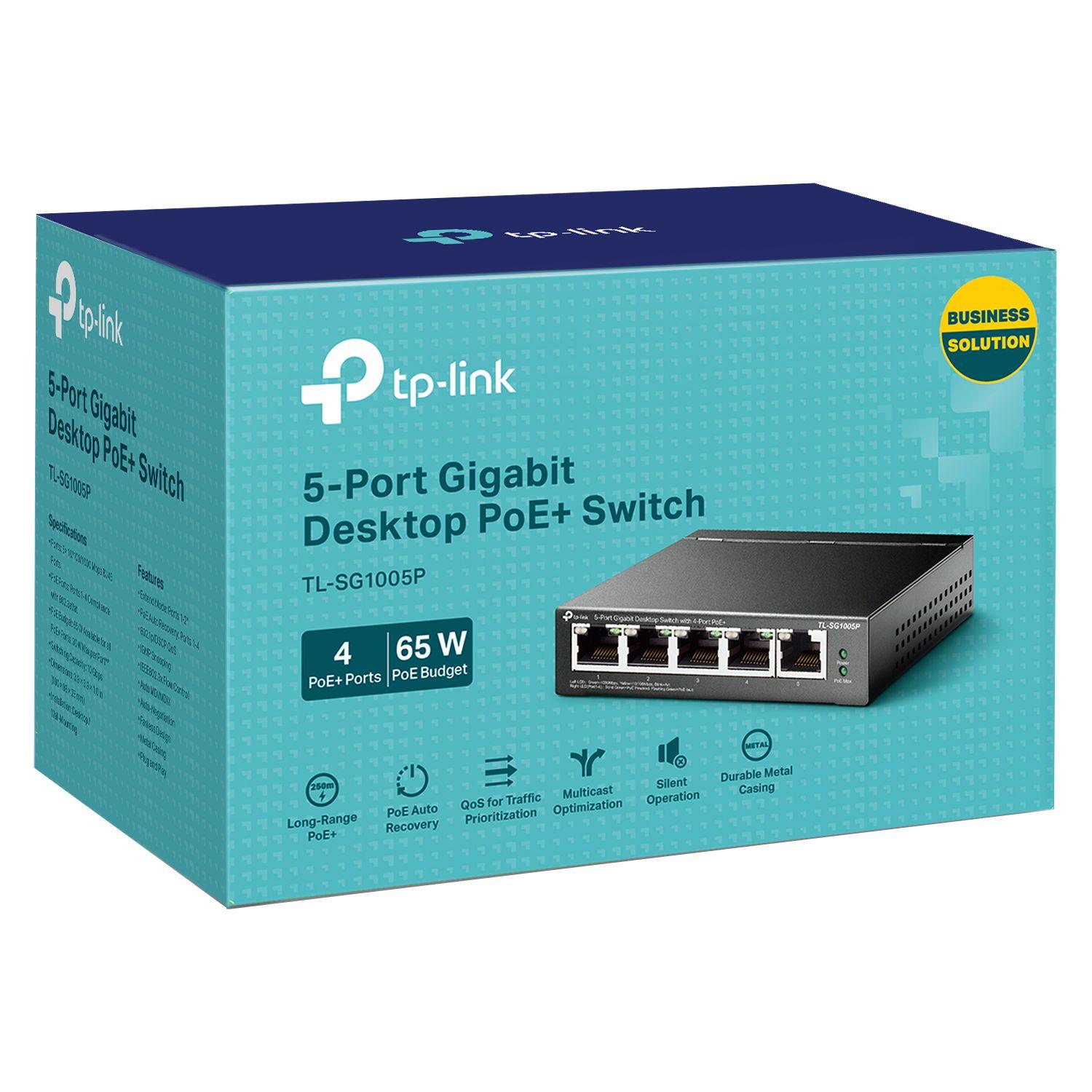 SWITCH TP-LINK TL-SG1005P-4