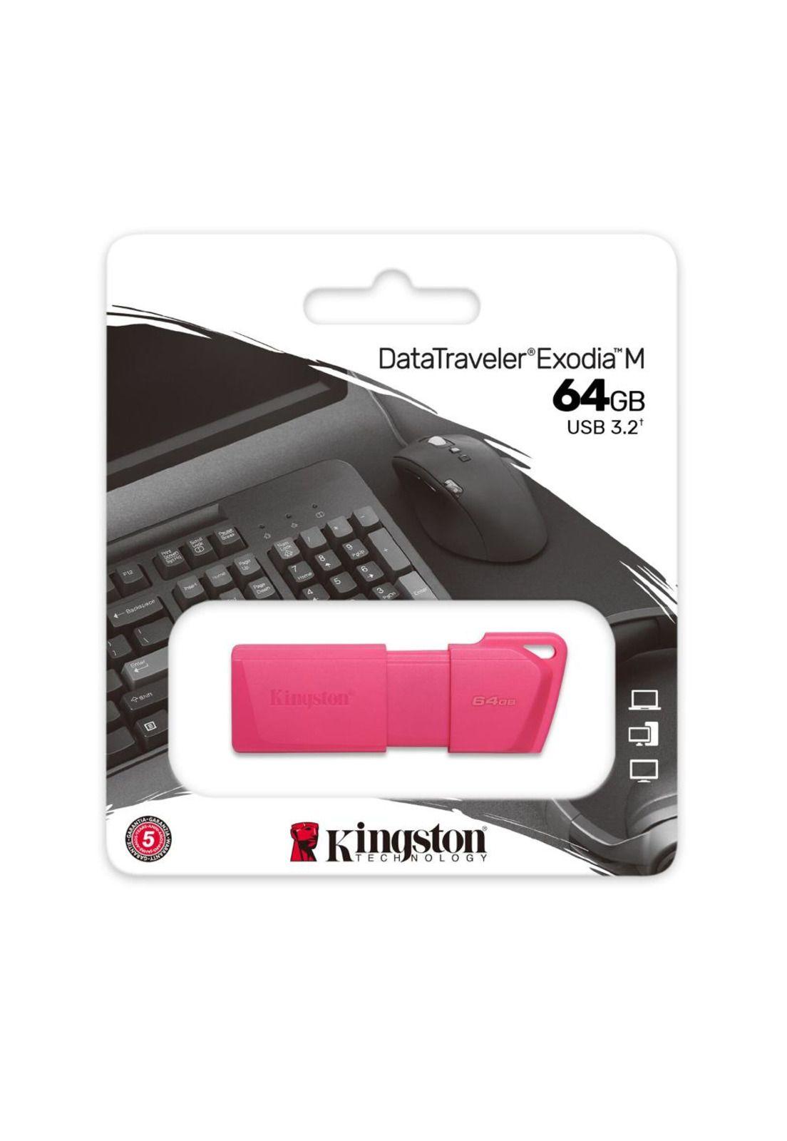 DTXM NEON 64GB PENDRIVE NEON ROSADO 64GB 3.2-3