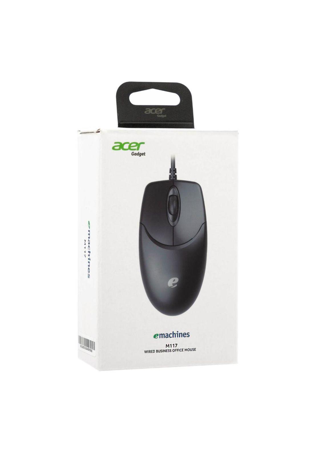 Mouse Alámbrico Acer Blanco-4