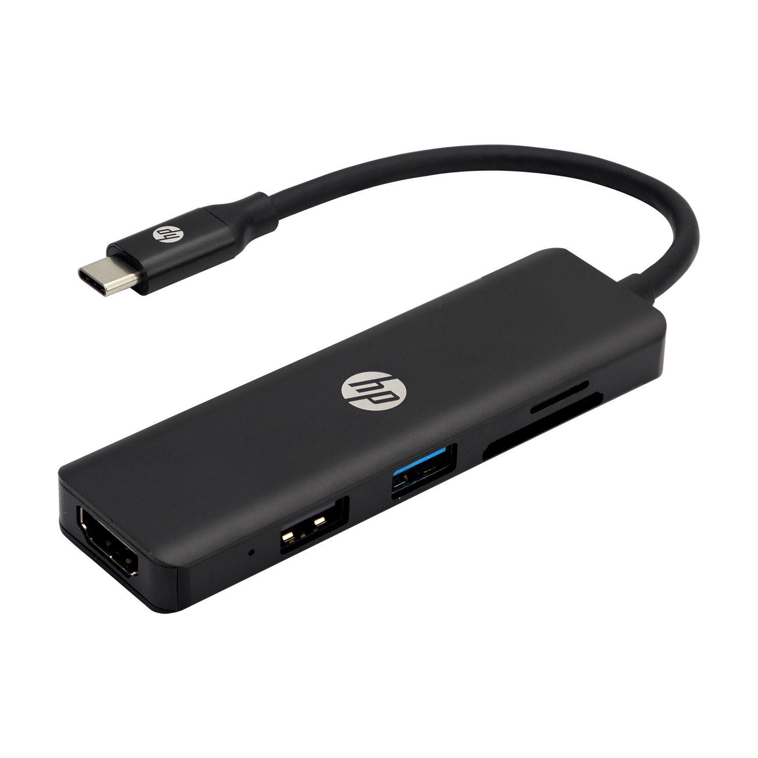 Hub USB-C 6 en 1 HP DHC-CT203C-2