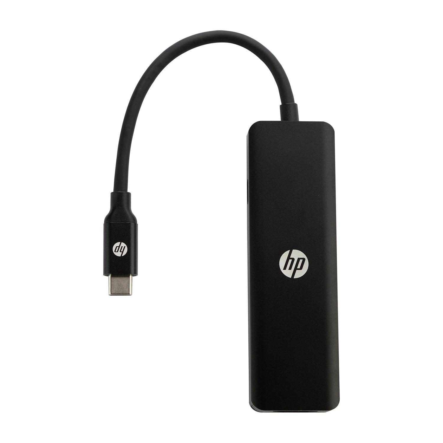 Hub USB-C 6 en 1 HP DHC-CT203C-3