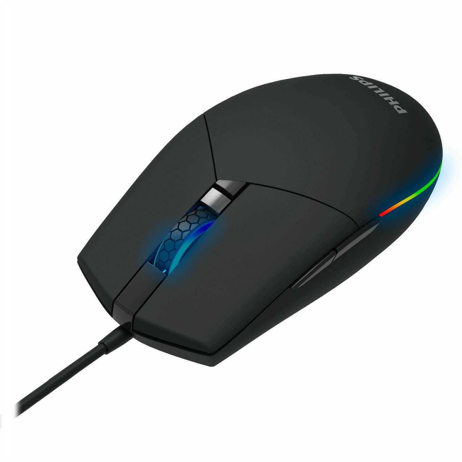 SPK9304 MOUSE GAMER ALÁMBRICO PHILIPS 6 BOTONES-2