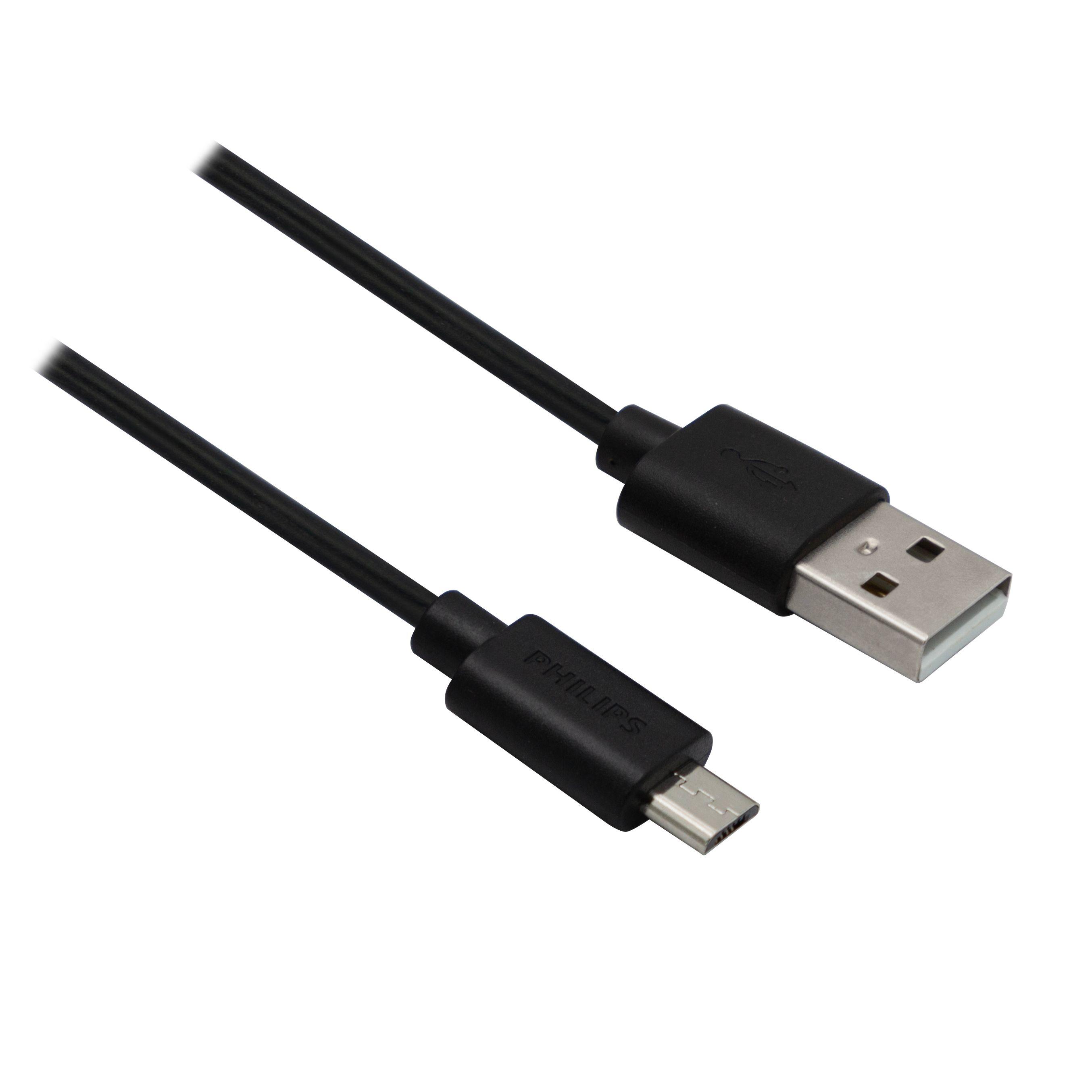 Cable De Carga Micro Usb 1.2m Philips Dlc3104u/00-1