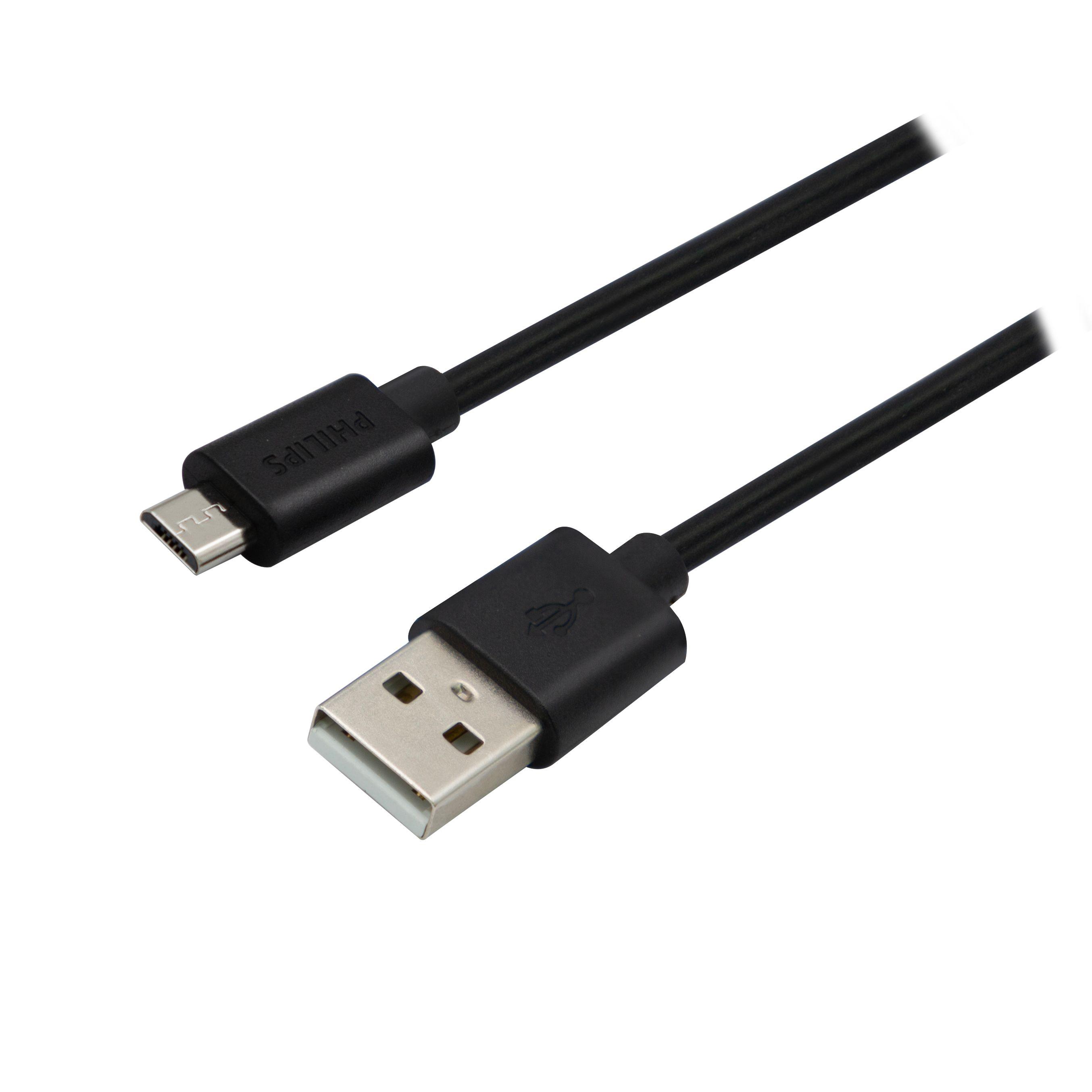 Cable De Carga Micro Usb 1.2m Philips Dlc3104u/00-2