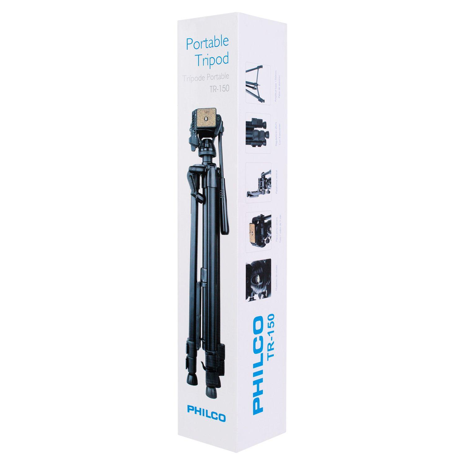 TRIPODE CAMARA / ALTURA 1.72 MTS HASTA 4 KG Open box-2
