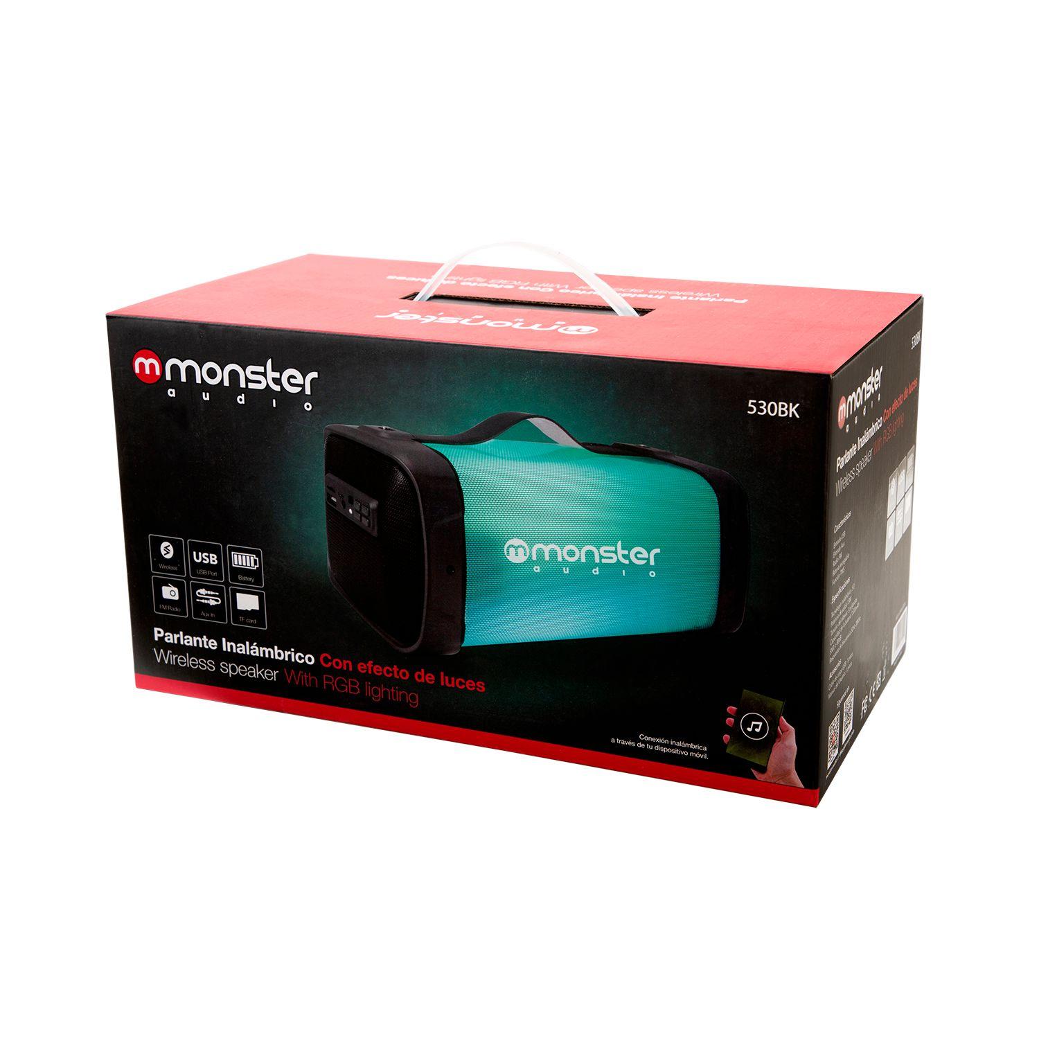 Bazooka Cuadrada con Luz 530BK Monster Open Box-0