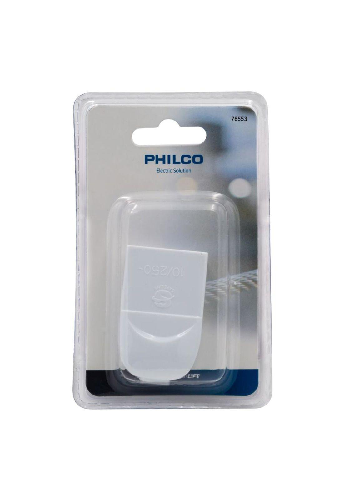 ENCHUFHE HEMBRA 2P + T 78553 BLANCO PHILCO-0