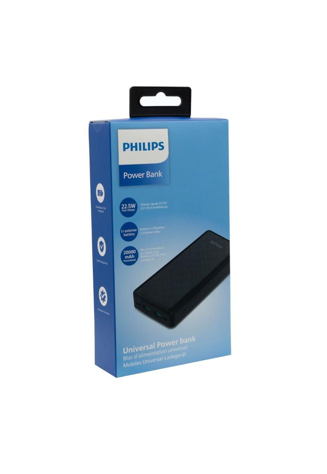 POWERBANK PHILIPS 20K MAH 22.5 FAST CHG USB-C DLP8790HB/95-4