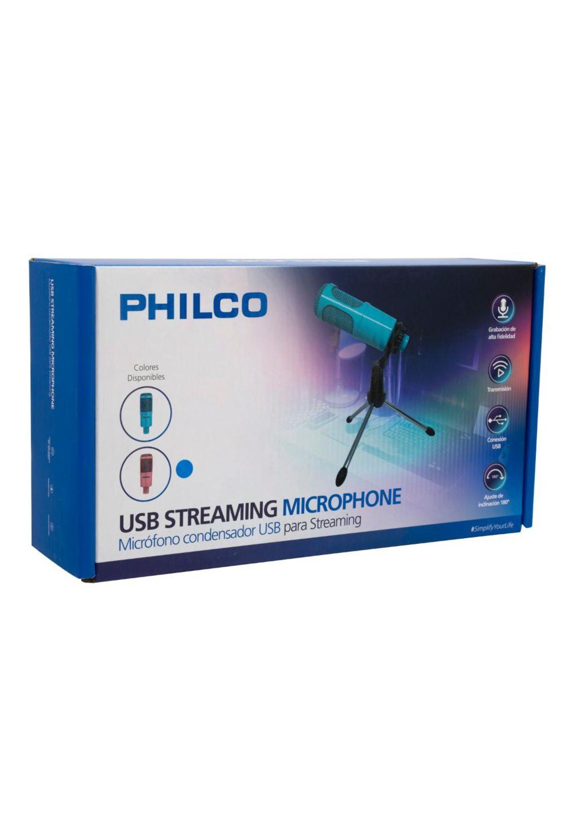 STUDIO MICROPHONE CON TRIPODE ROSADO-7