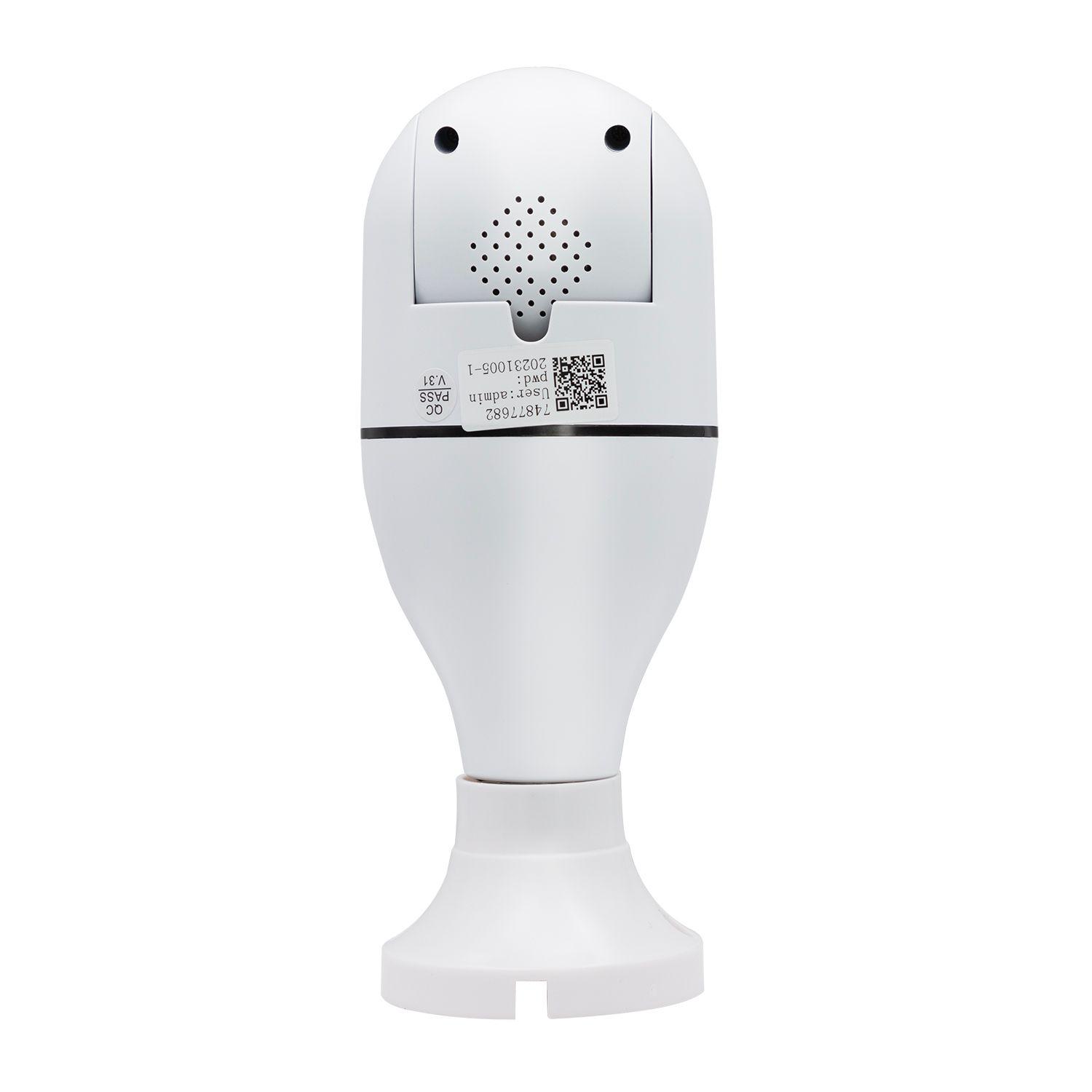 CÁMARA SEGURIDAD CCTV WIFI TIPO AMPOLLETA 2MP W9120, PHILCO COLOR BLANCO Open box-3