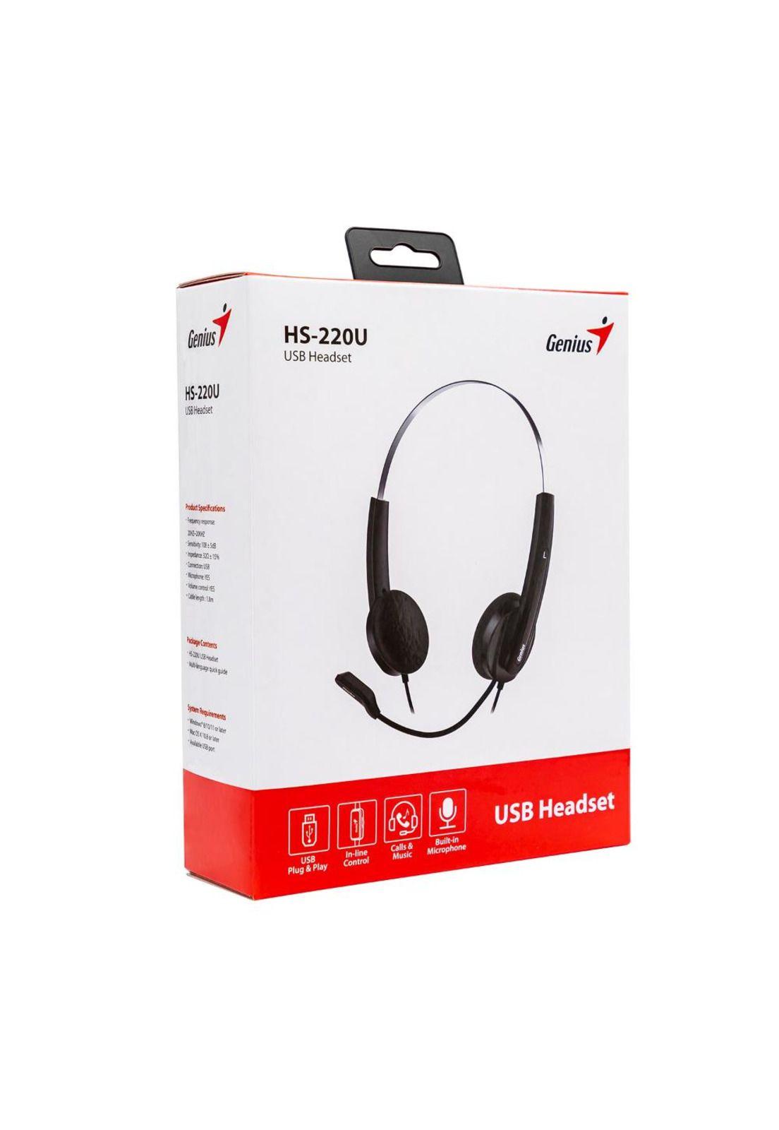 HS-220U AUDÍFONO USB CON MICRÓFONO-4