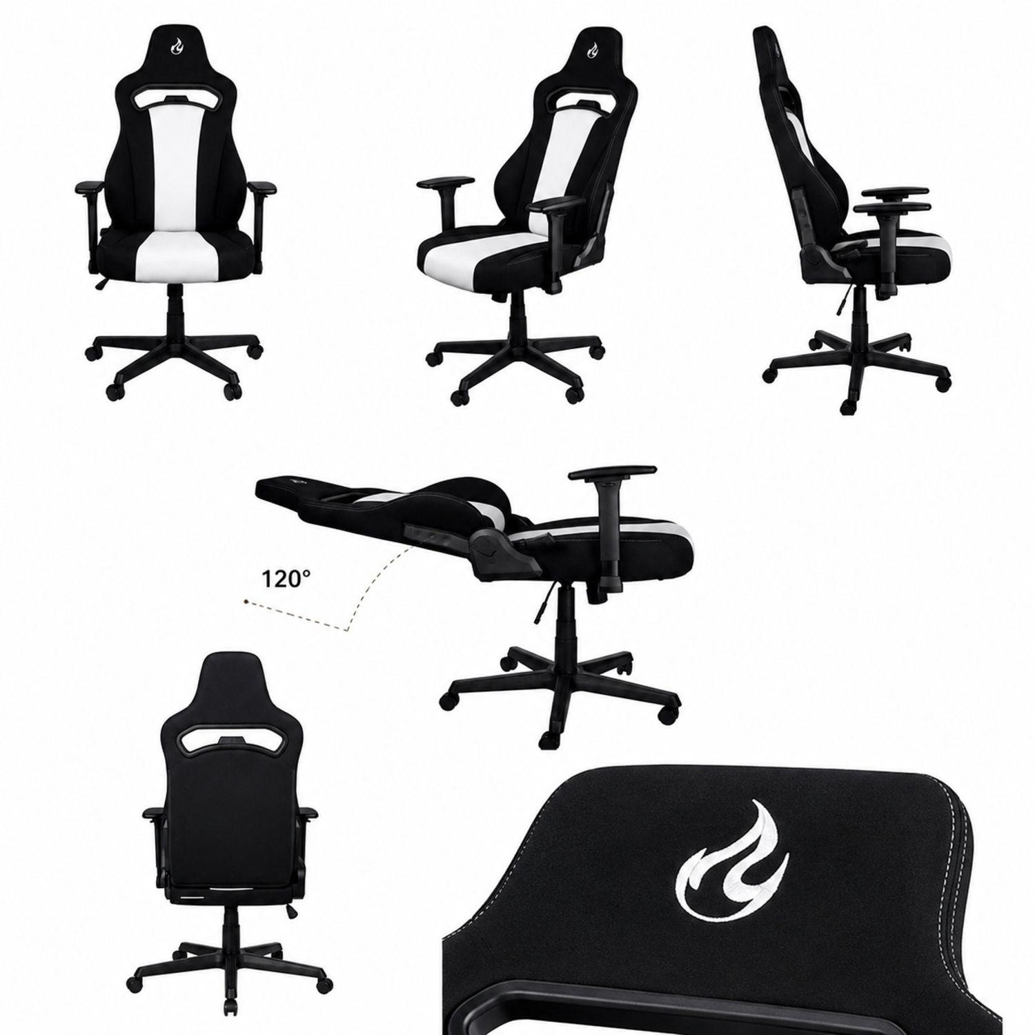 SILLA GAMER NITRO E250 BLACK/RED - PCCLICK-1