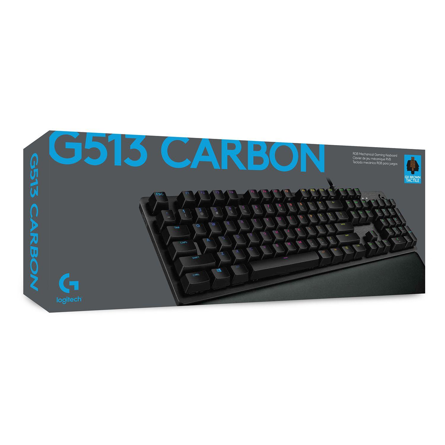 TECLADO MECANICO Multicolor GAMER G513 CARBON LIGHTSYNC-2