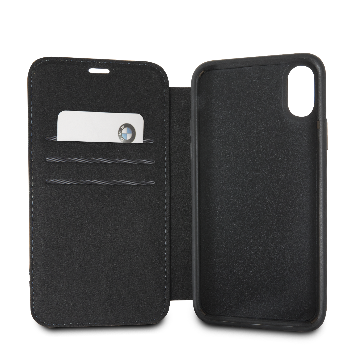 Carcasa Book Bmw P/iPhone X/xs Negro Bmflbkpxllsb-2