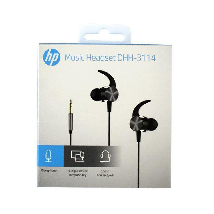 AUDIFONO IN EAR METALICO NEGRO DHH-3114-2