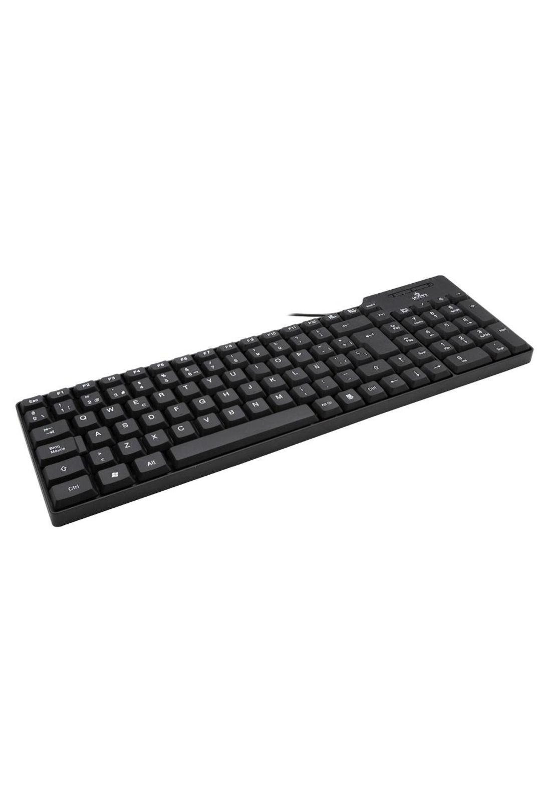TECLADO STANDARD USB ULTRA TECLAS SILENCIOSAS-2