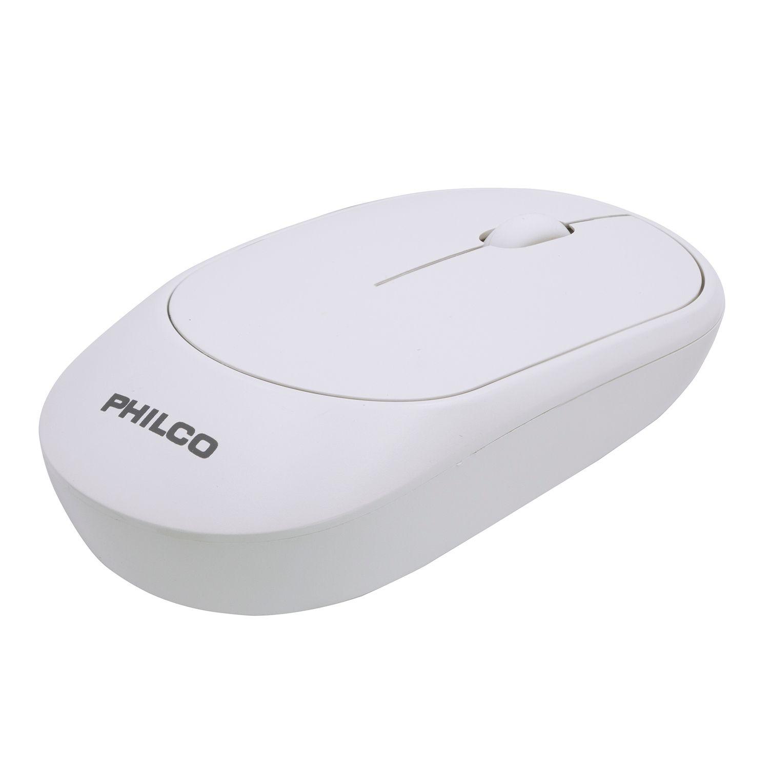 Mouse inalámbrico Philco Pro PPR7314 Blanco-3