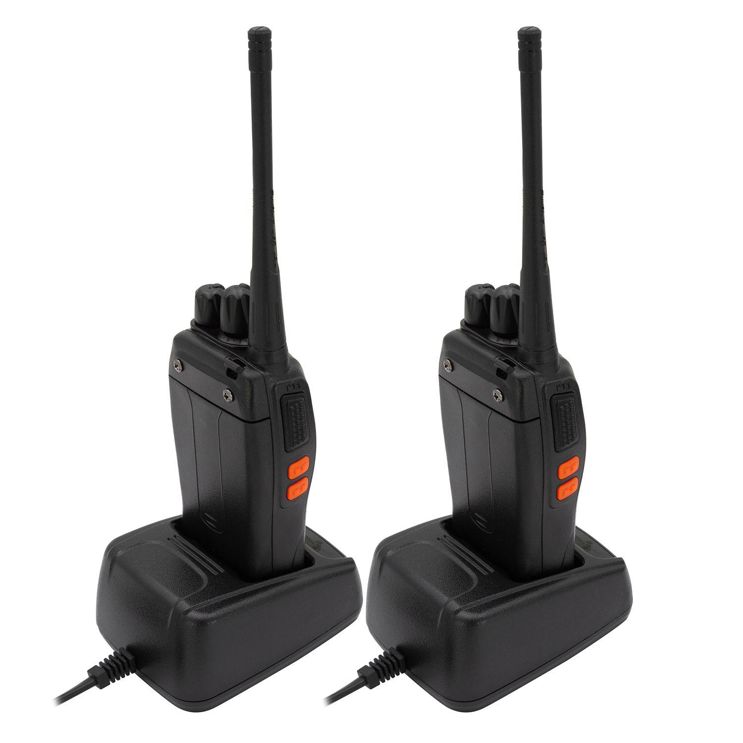 KIT RADIOTRANSMISORES PORTÁTIL 2 VÍAS, ALCANCE 16KM, PHILCO COLOR NEGRO Open box-4