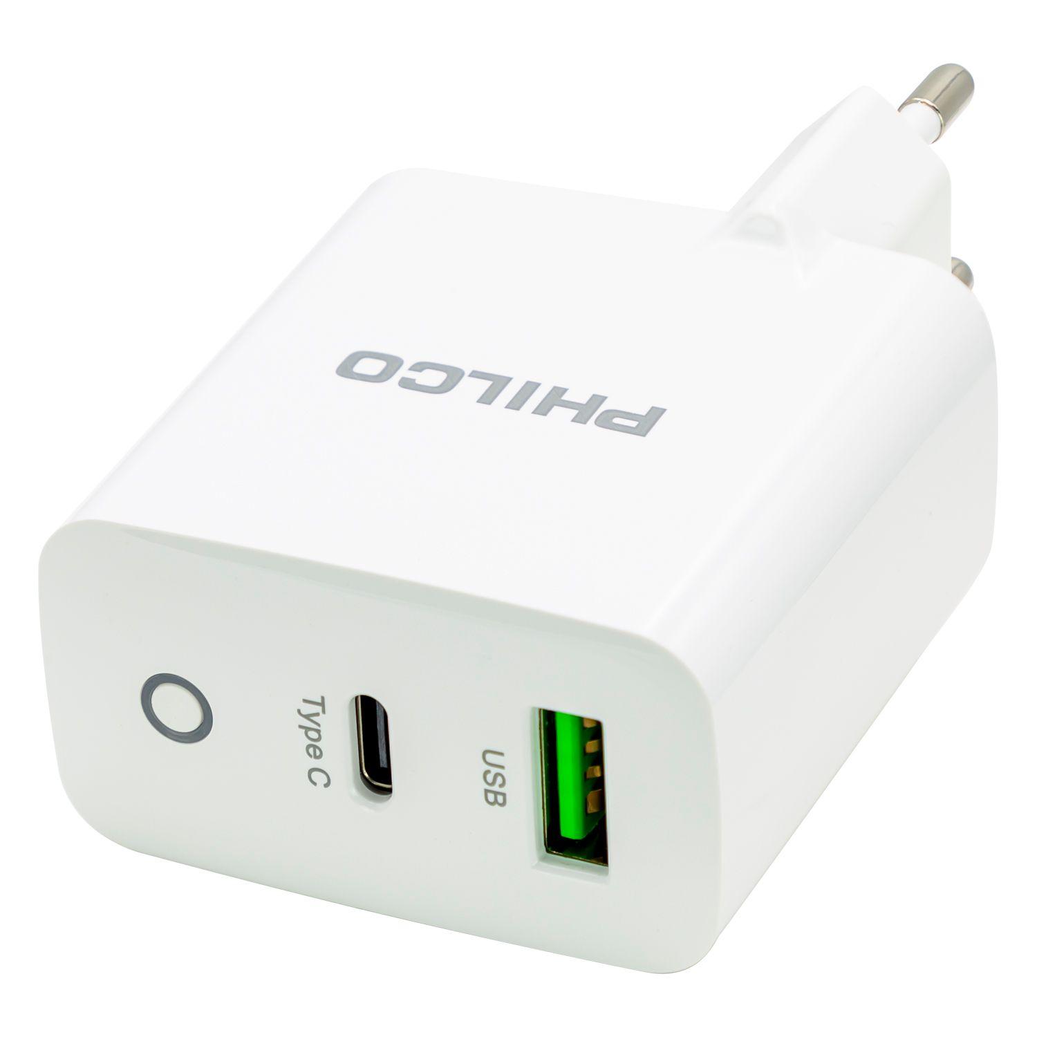CARG. DE PARED SUPER RAPIDO 30W USB A Y TIPO C-1
