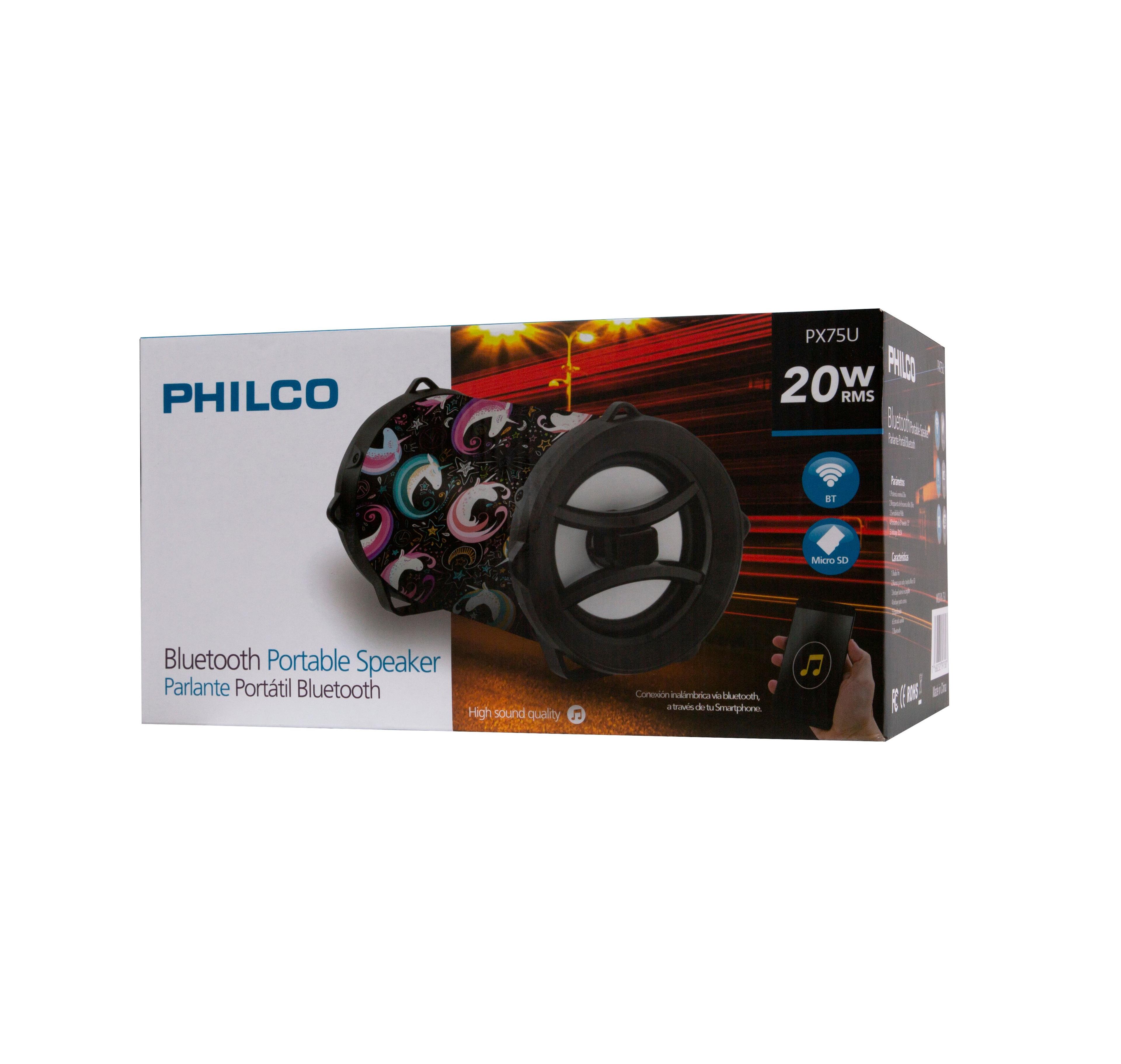 BAZOOKA LED BLUETOOTH PX75 UNICORNIO PHILCO-1