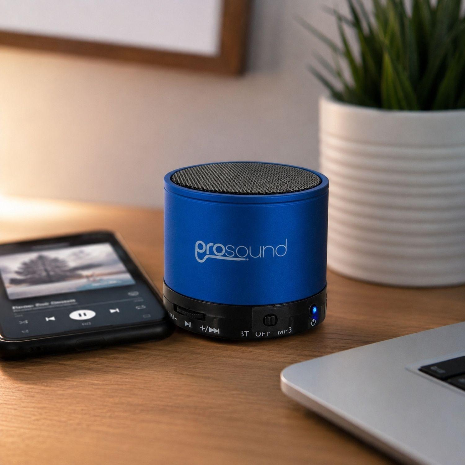 PARLANTE PORTATIL BLUETOOTH-USB P295A BLUE-4