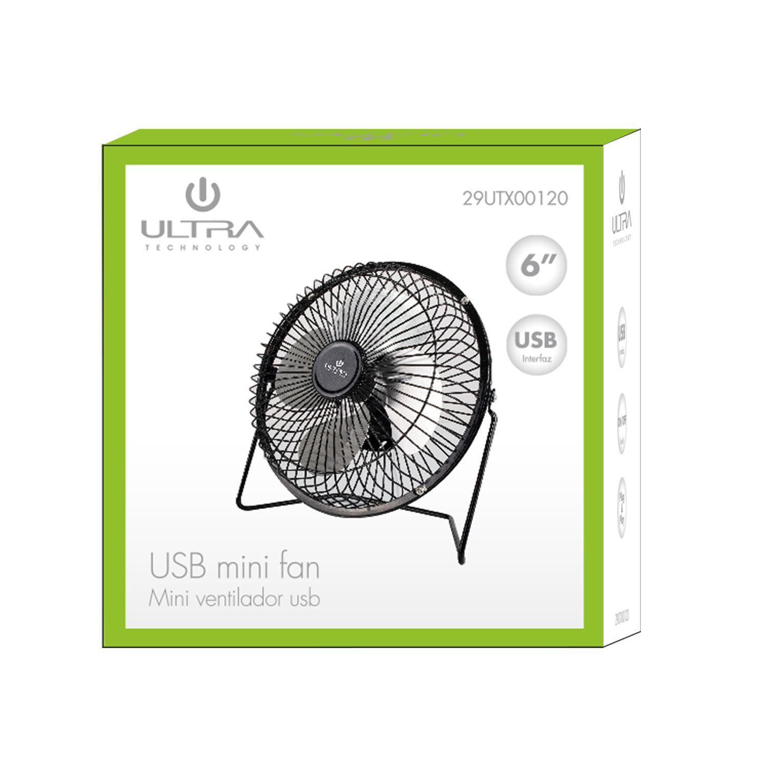 VENTILADOR ULTRA 29UTX00120 NEGRO USB Open box-4