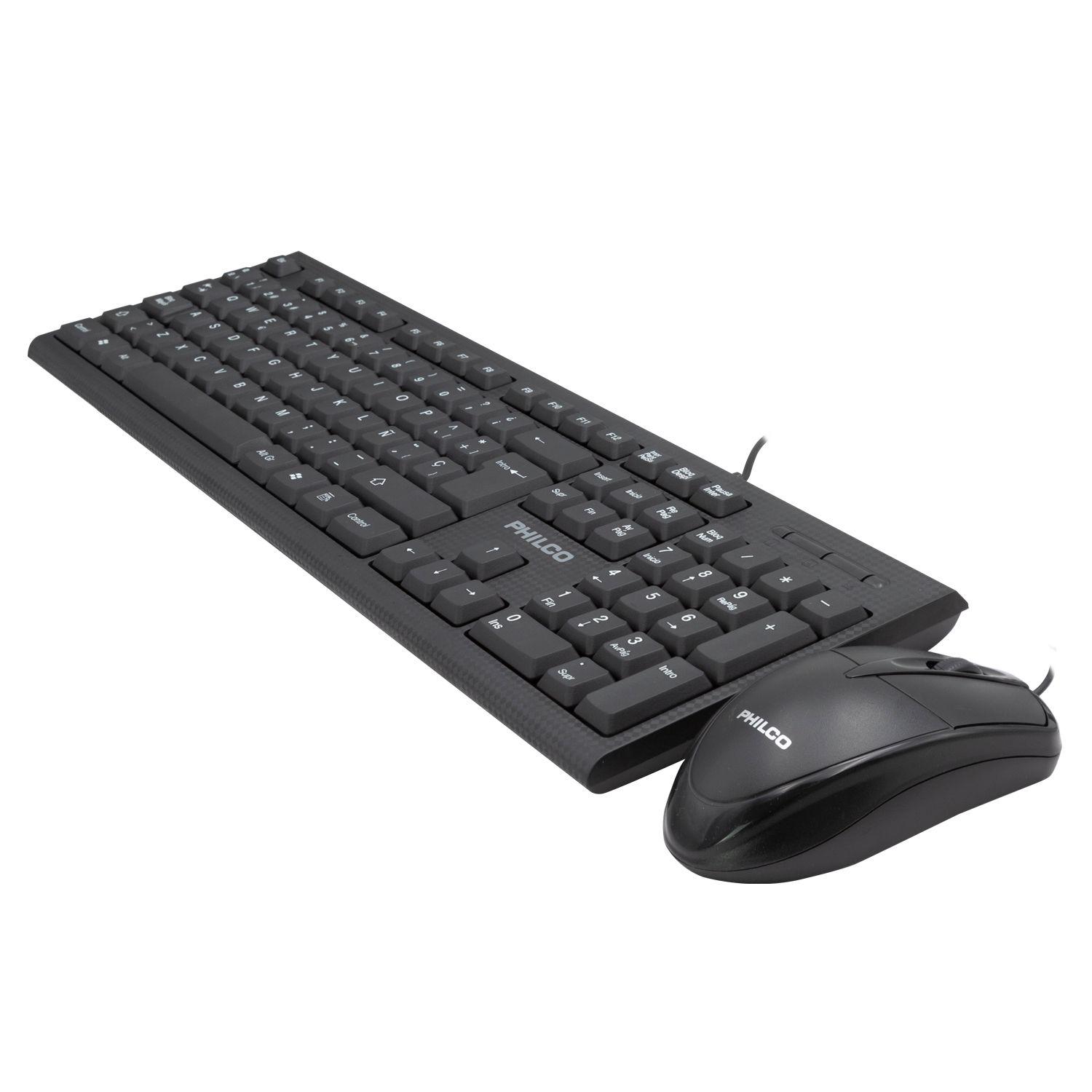 KIT ALAMBRICO PHILCO TECLADO + MOUSE Open box-5