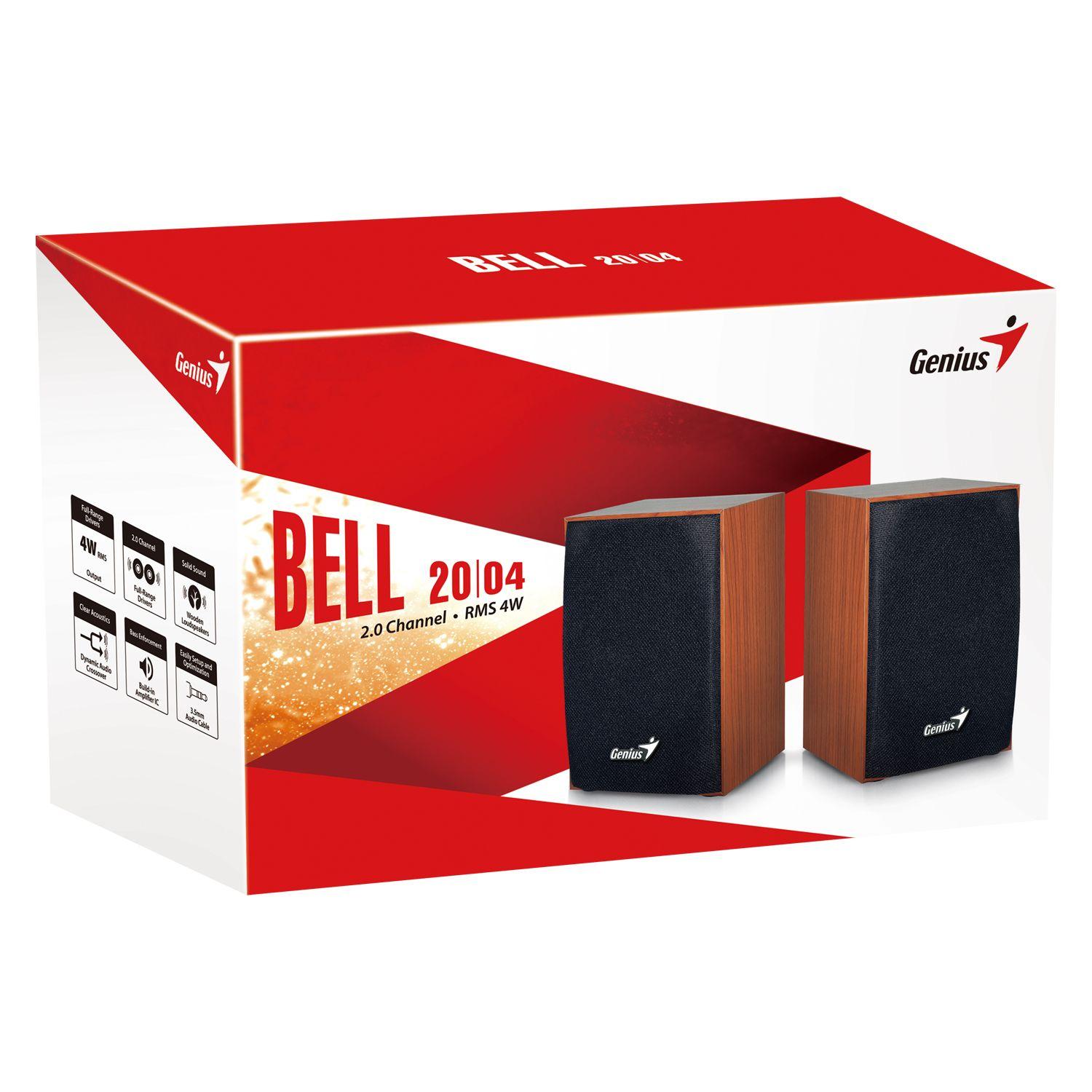 PARLANTE GENIUS MADERA HF-160 Open box-1