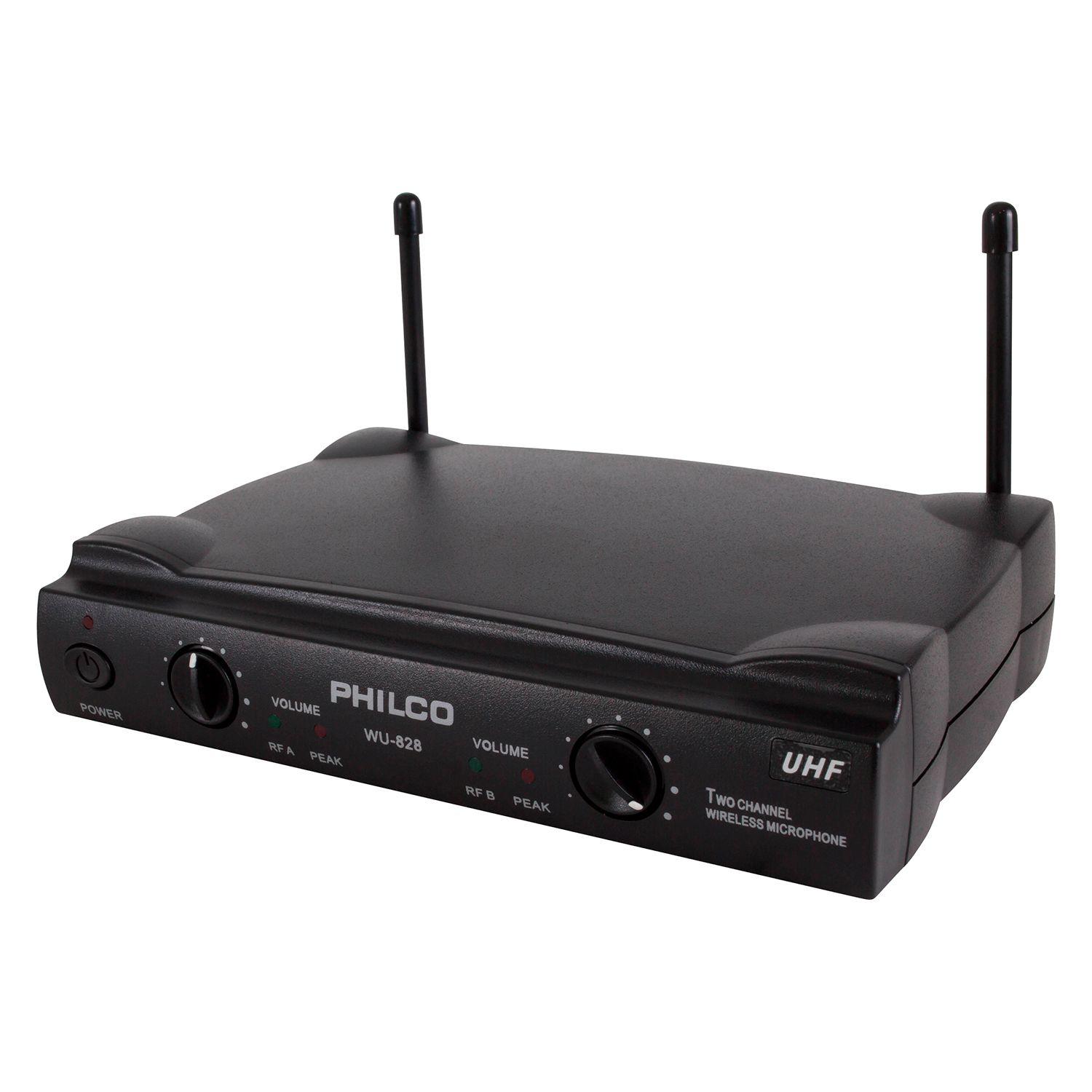 Set 2 Microfonos Inal. Uhf Philco Open box-4