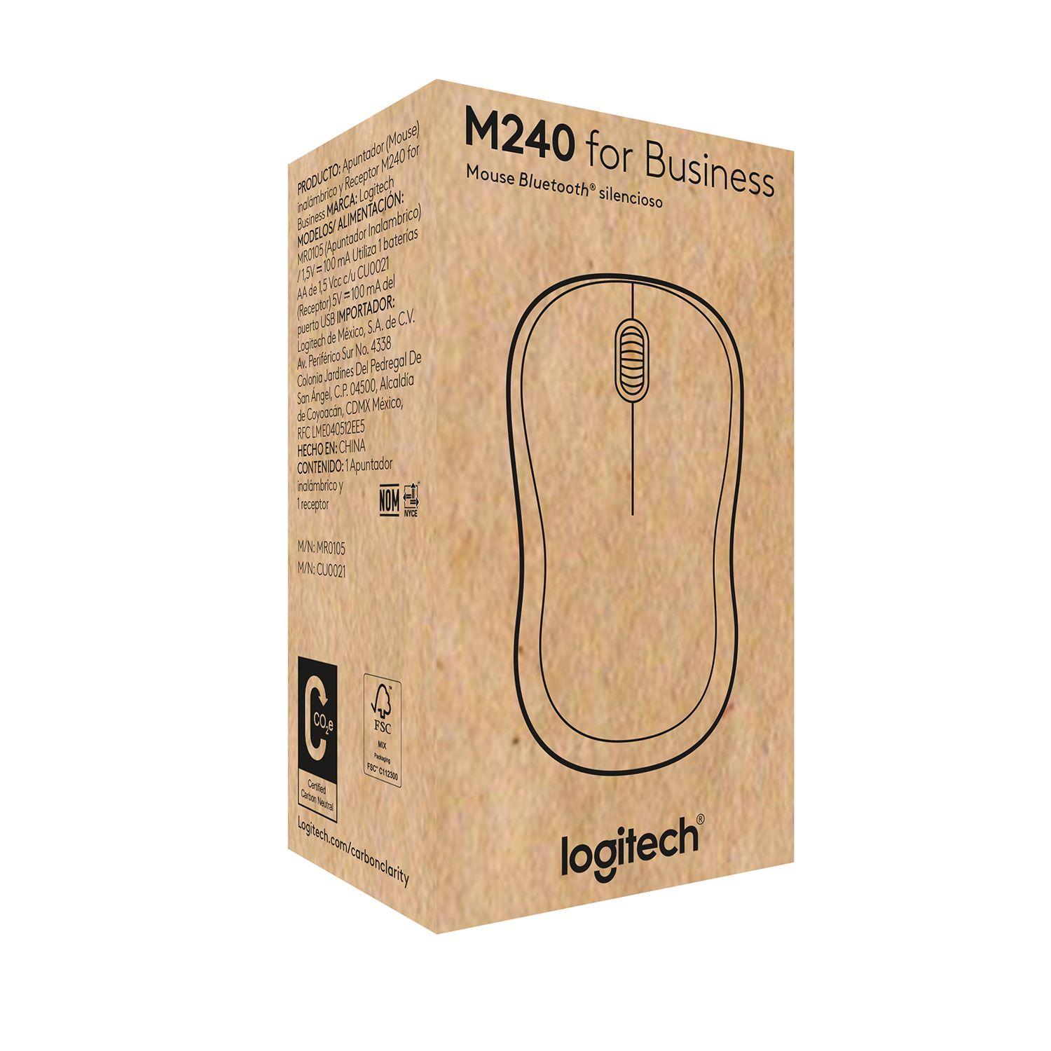 Mouse Logitech M240 - Grafito Open box-4