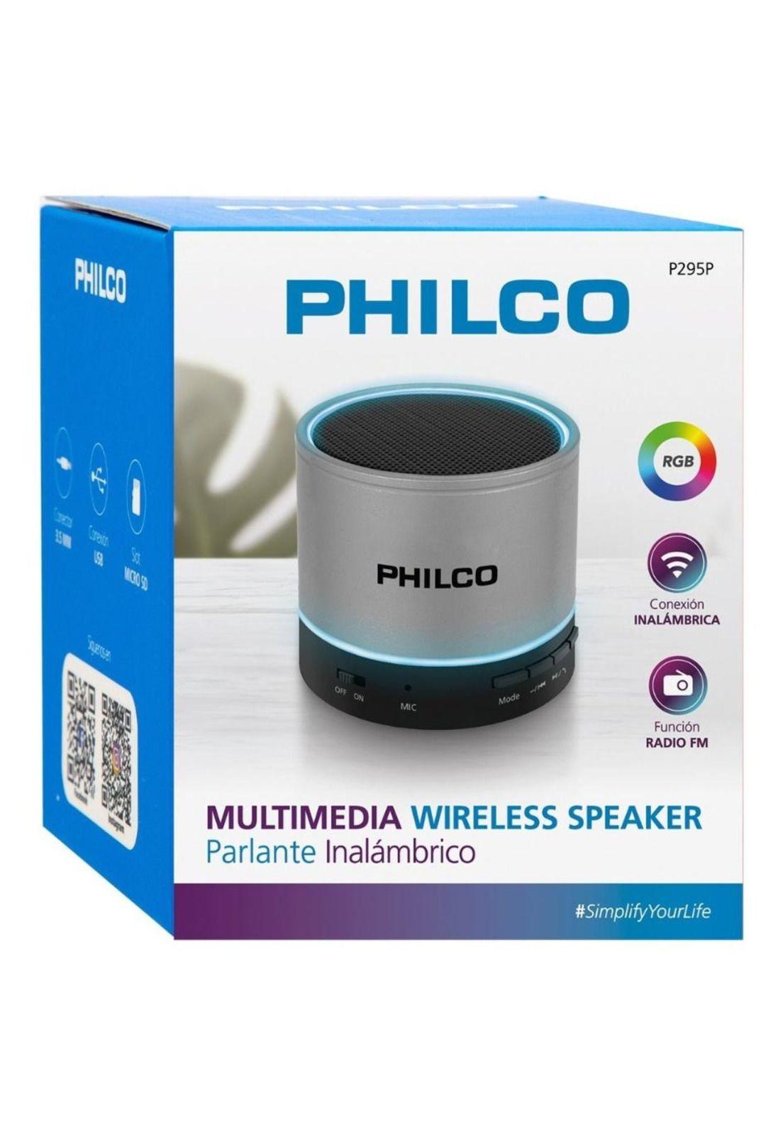 Parlante Portatil Bluetooth-usb P295 Plata-4