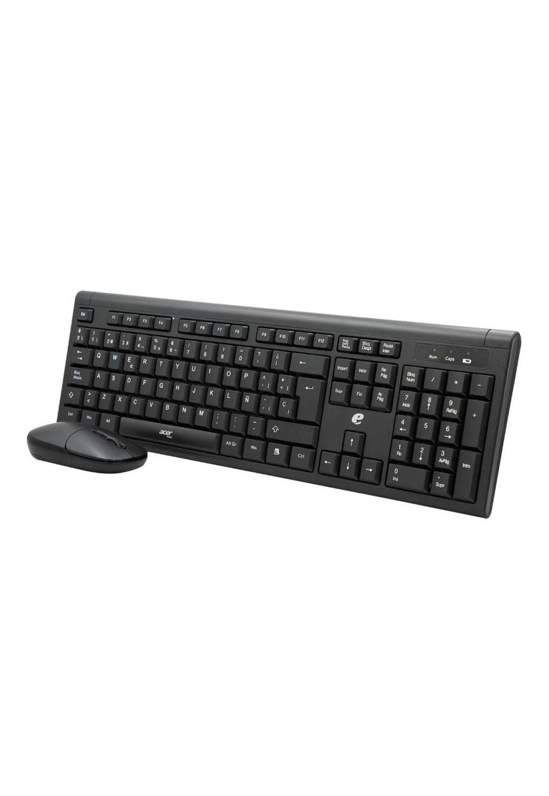 EKW111 SP COMBO TECLADO INALAMBRICO + MOUSE NEGROS ACER-2
