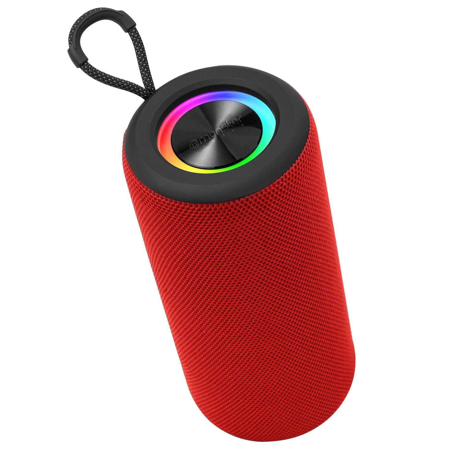 PARLANTE BT MONSTER AUDIO P468R ROJO-2