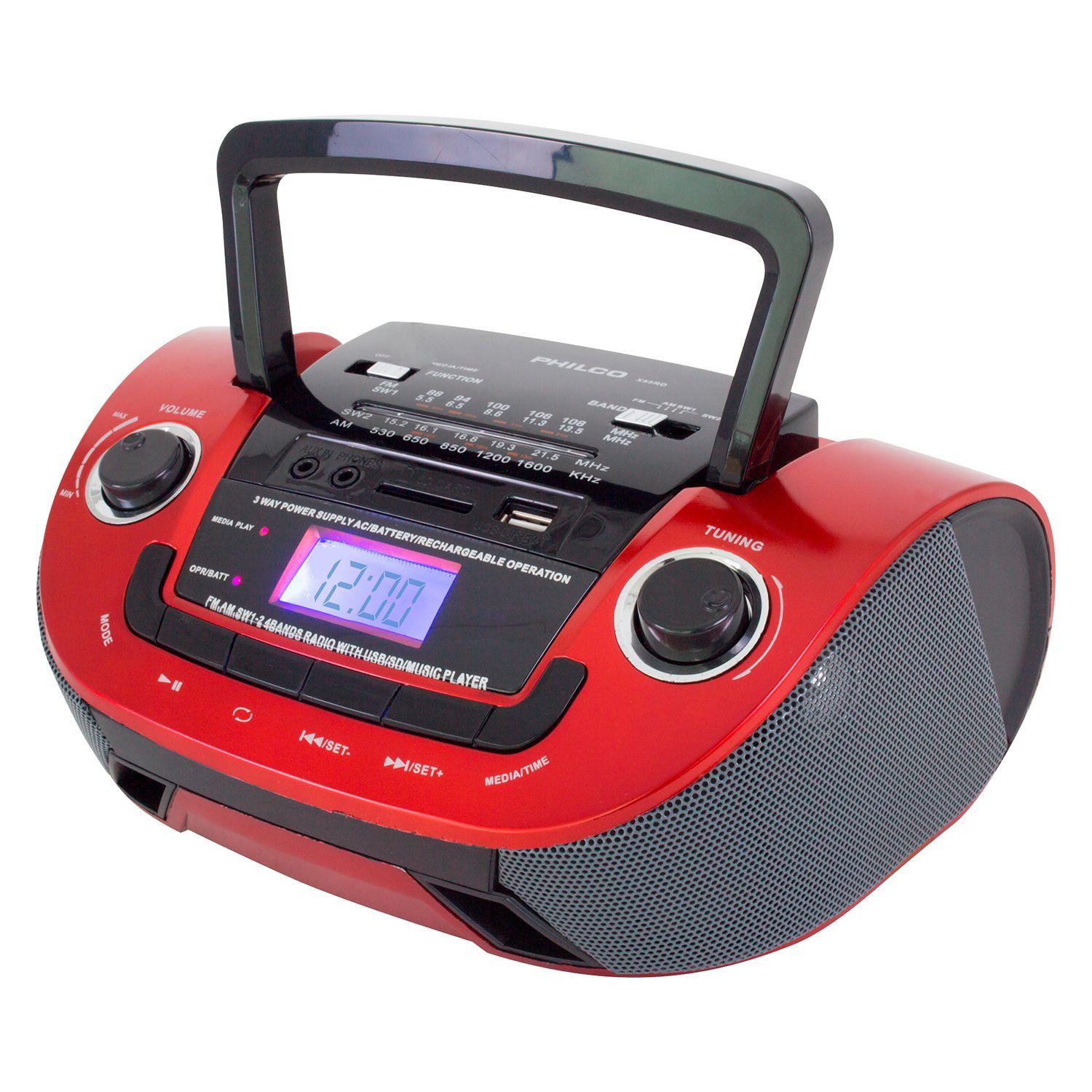 RADIO BT BOOMBOX PHILCO ROJA X55RD-2