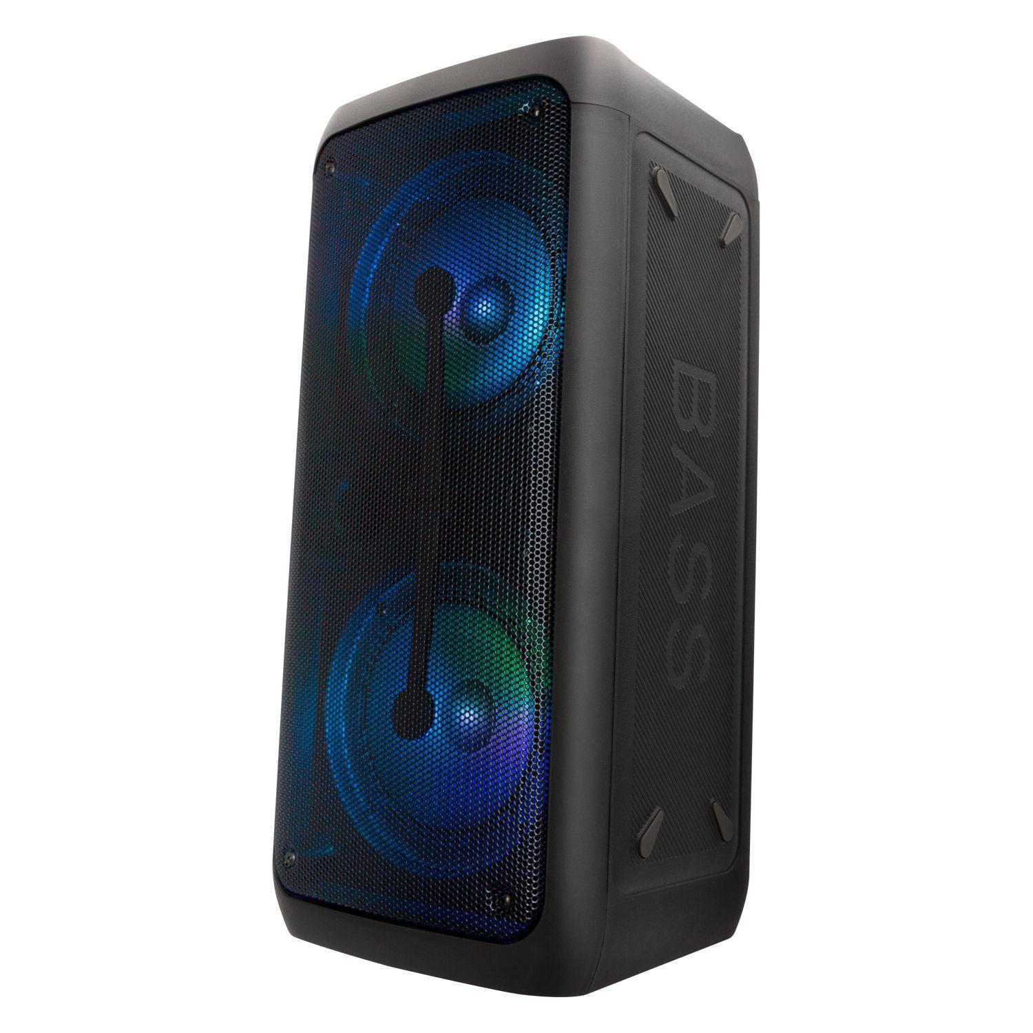 Parlante karaoke Monster 849BK doble 6 pulg Open Box-2