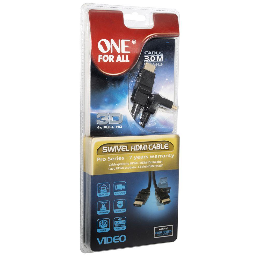 CABLE GIRATORIO HDMI DE 3 METROS CC2240-1
