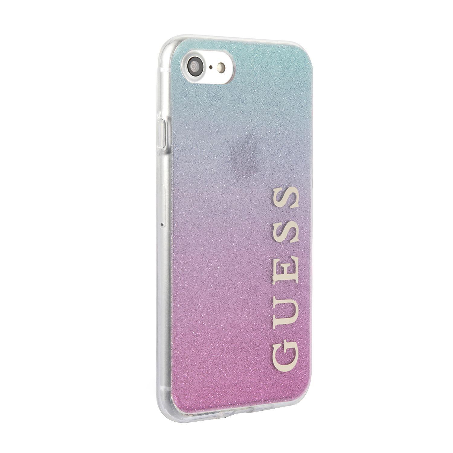 CARCASA GUESS P/IPHONE 7/8 AZUL-ROSADO GUHCI8PCUGLPBL-3