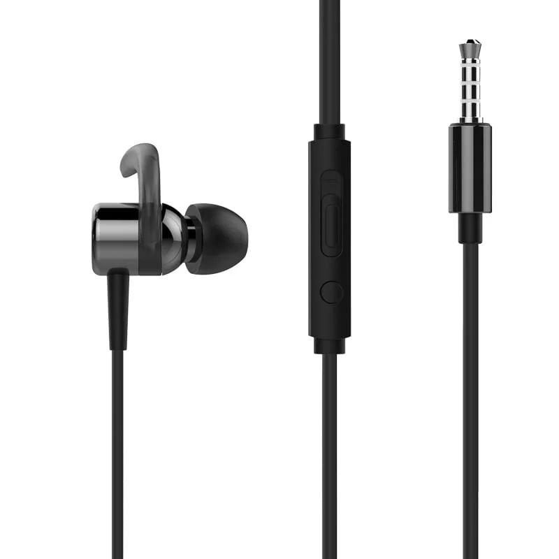 AUDIFONO IN EAR METALICO NEGRO DHH-3114-0