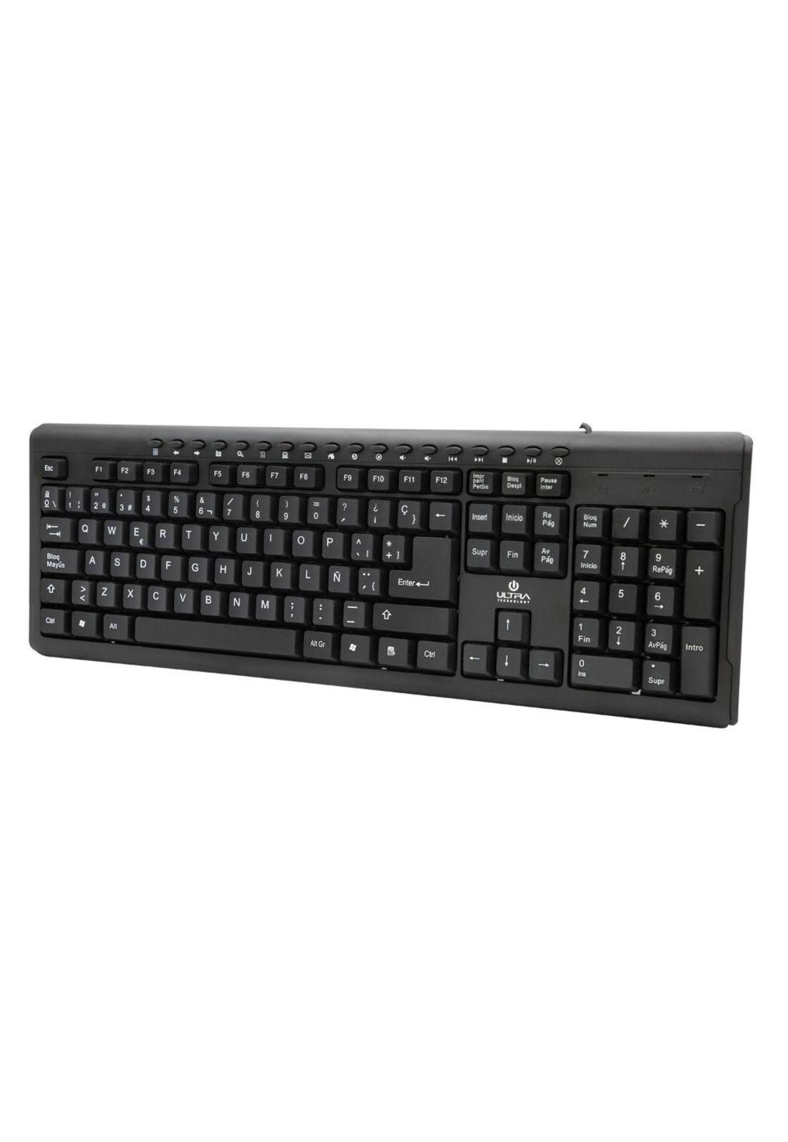 Teclado Multimedia Ultra USB-2