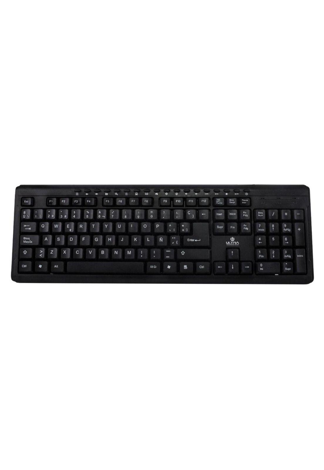 Teclado Multimedia Ultra USB-5