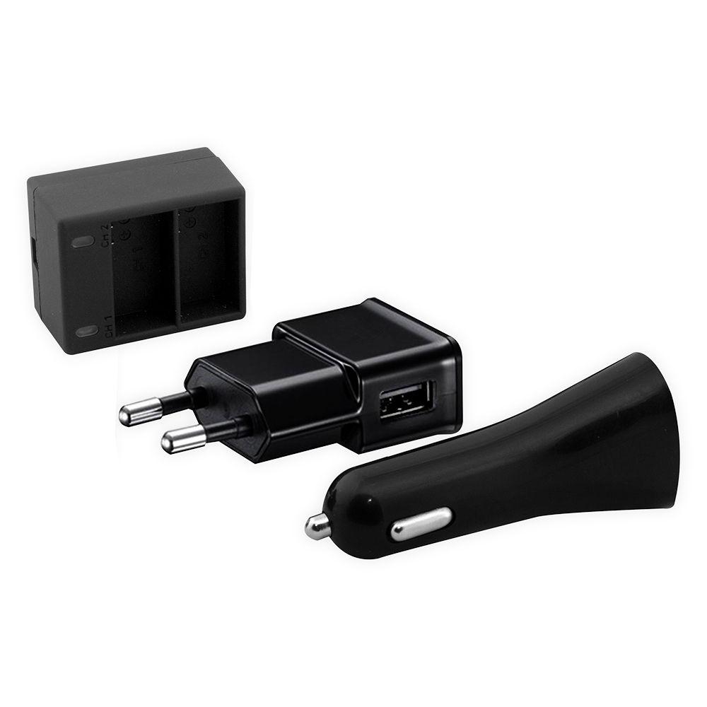 KIT CARGADOR 220 V / 12 V COMPATIBLE GO PRO-2