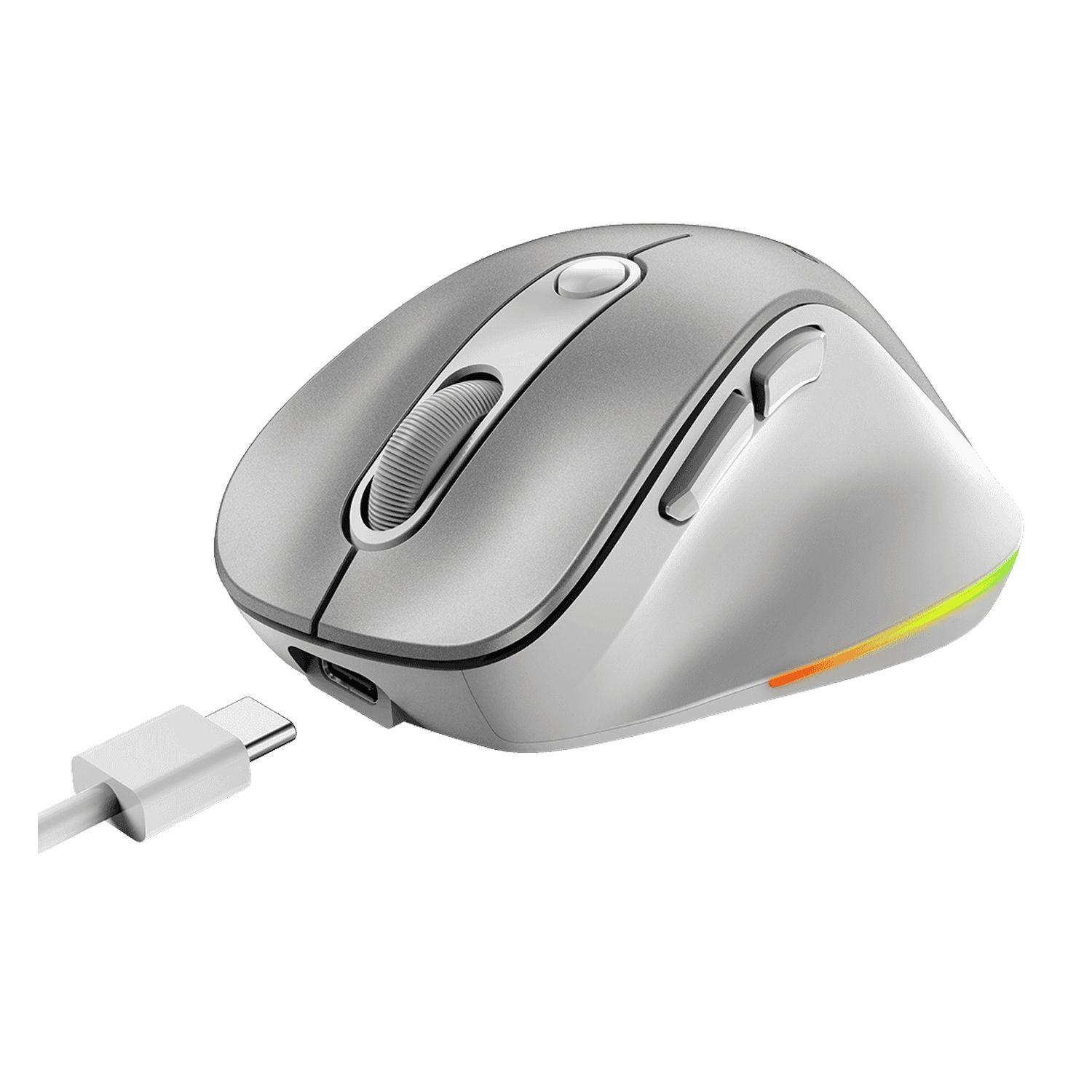 Mouse Ergonómico Inalámbrico Recargable Bluetooth-2