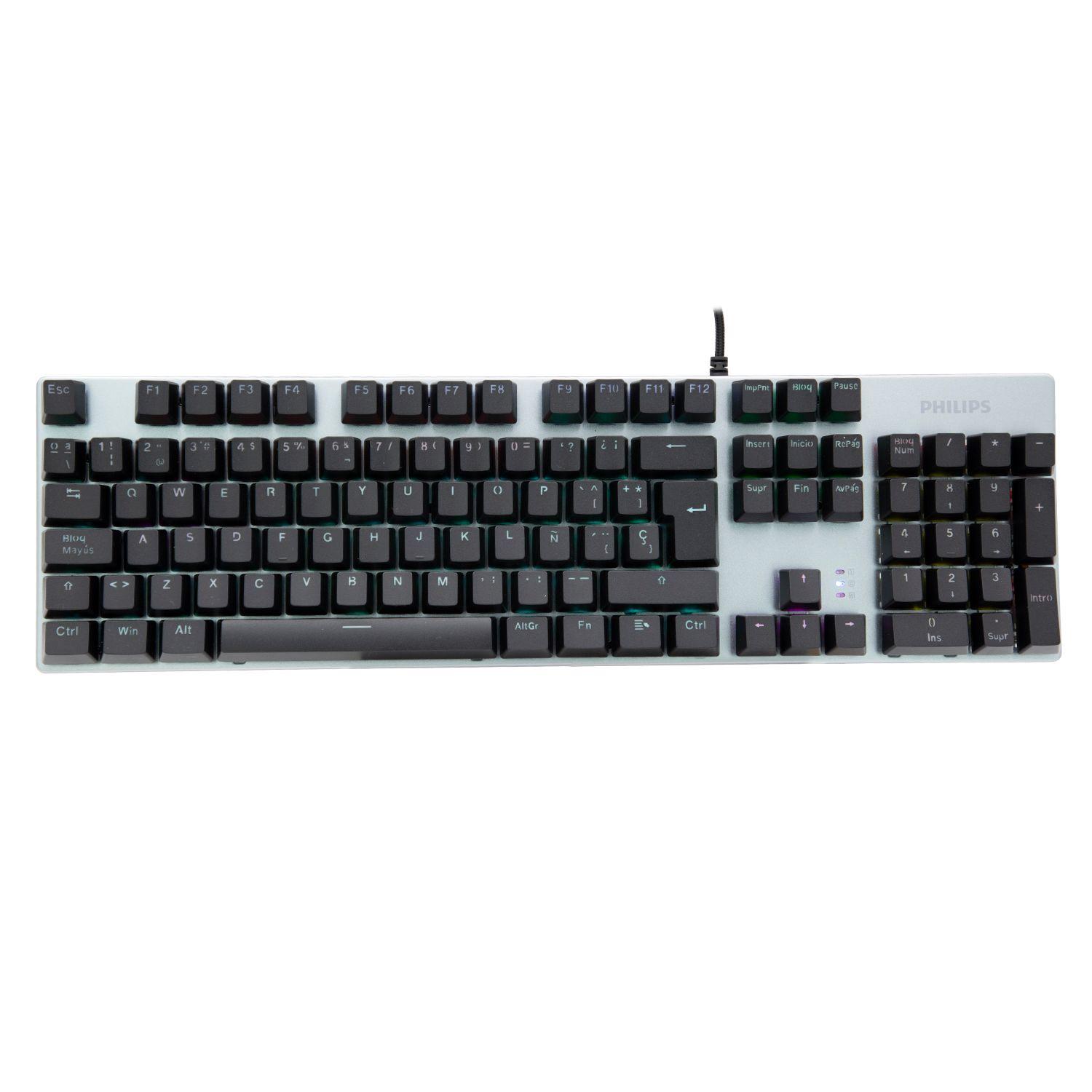 Teclado Gamer Philips Mecánico SPK8404 Open Box-1