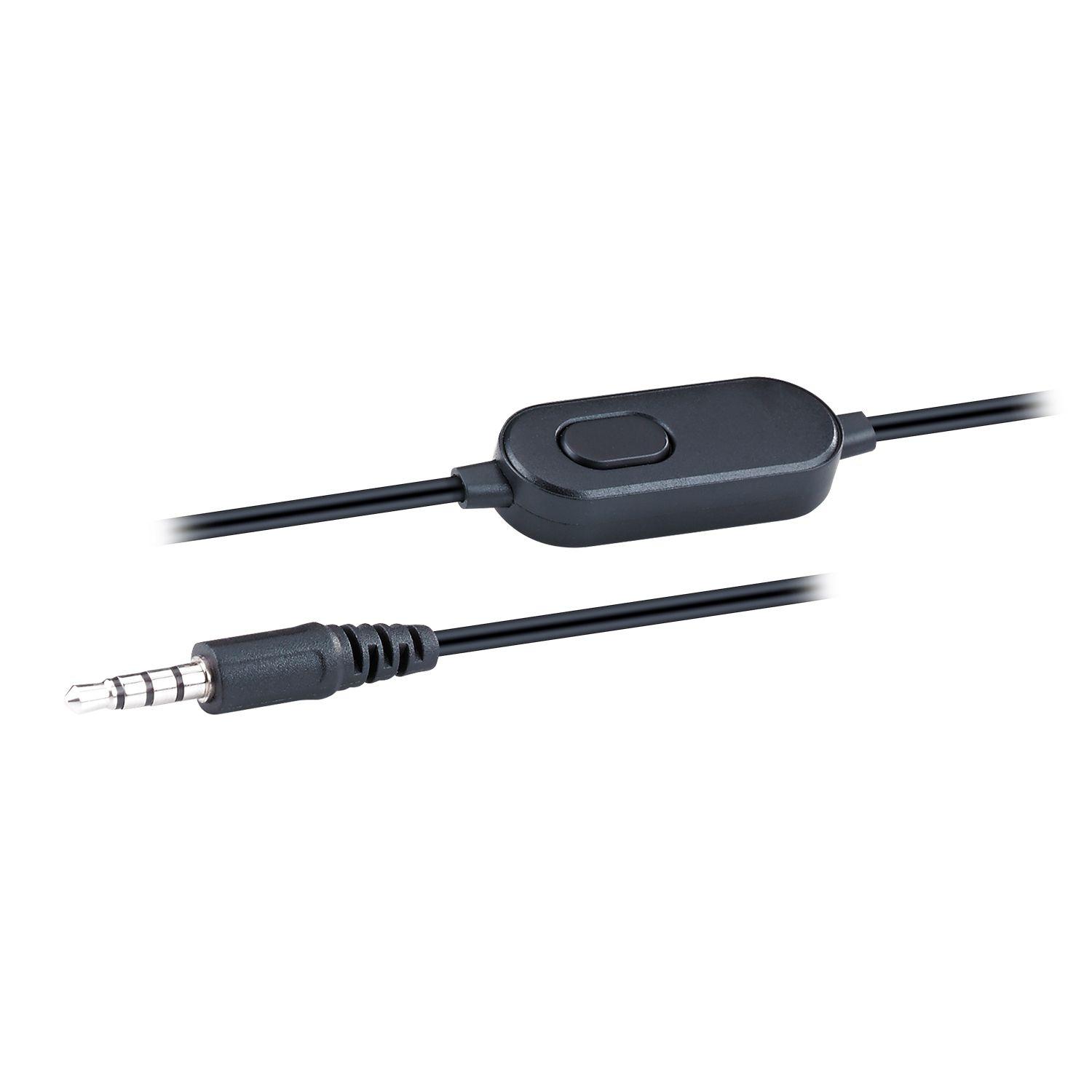 Hs-m200c Audifono Con Microfono En El Cable 1 Jack-2