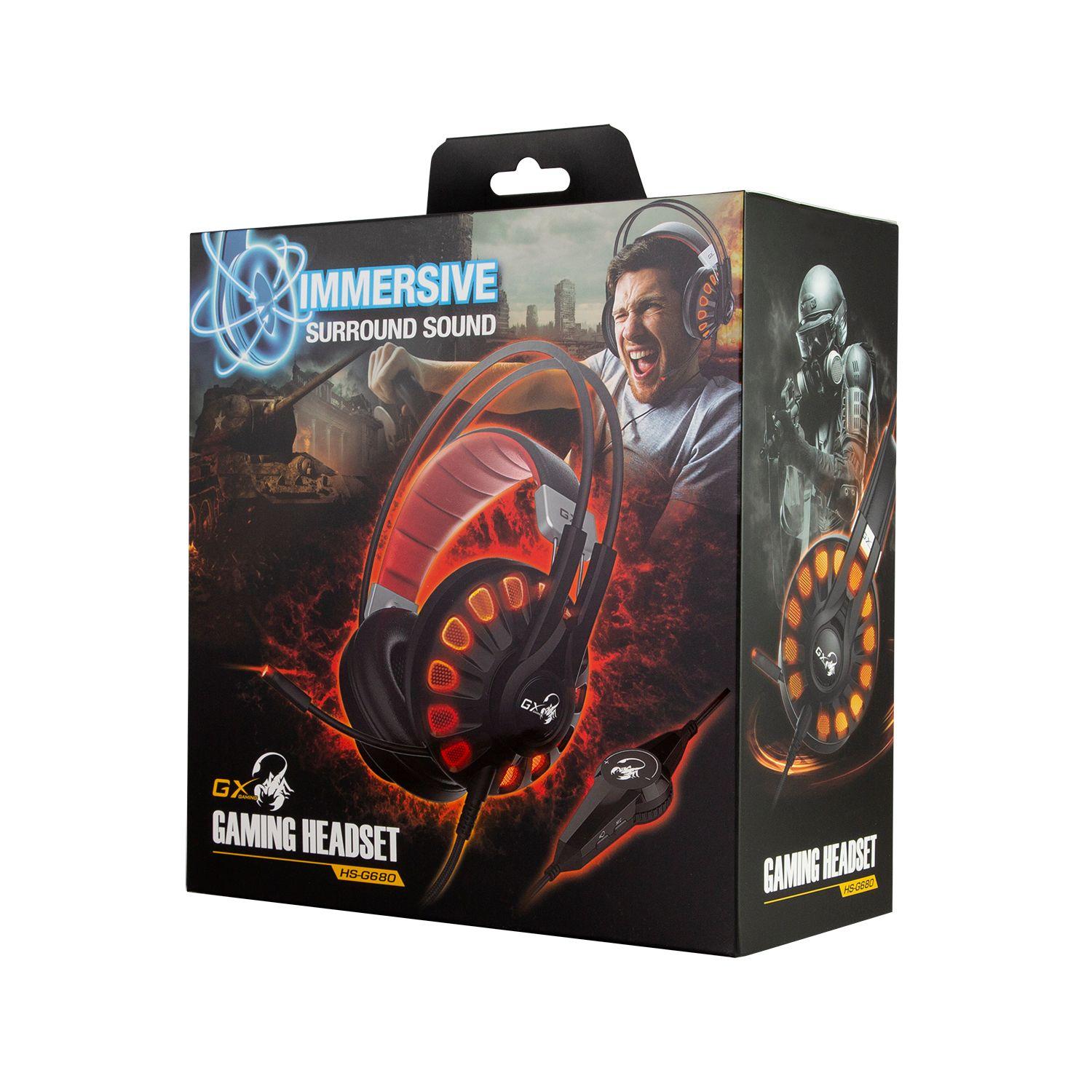 Audífono gamer USB HS-G680 micrófono 7.1 Open Box-0