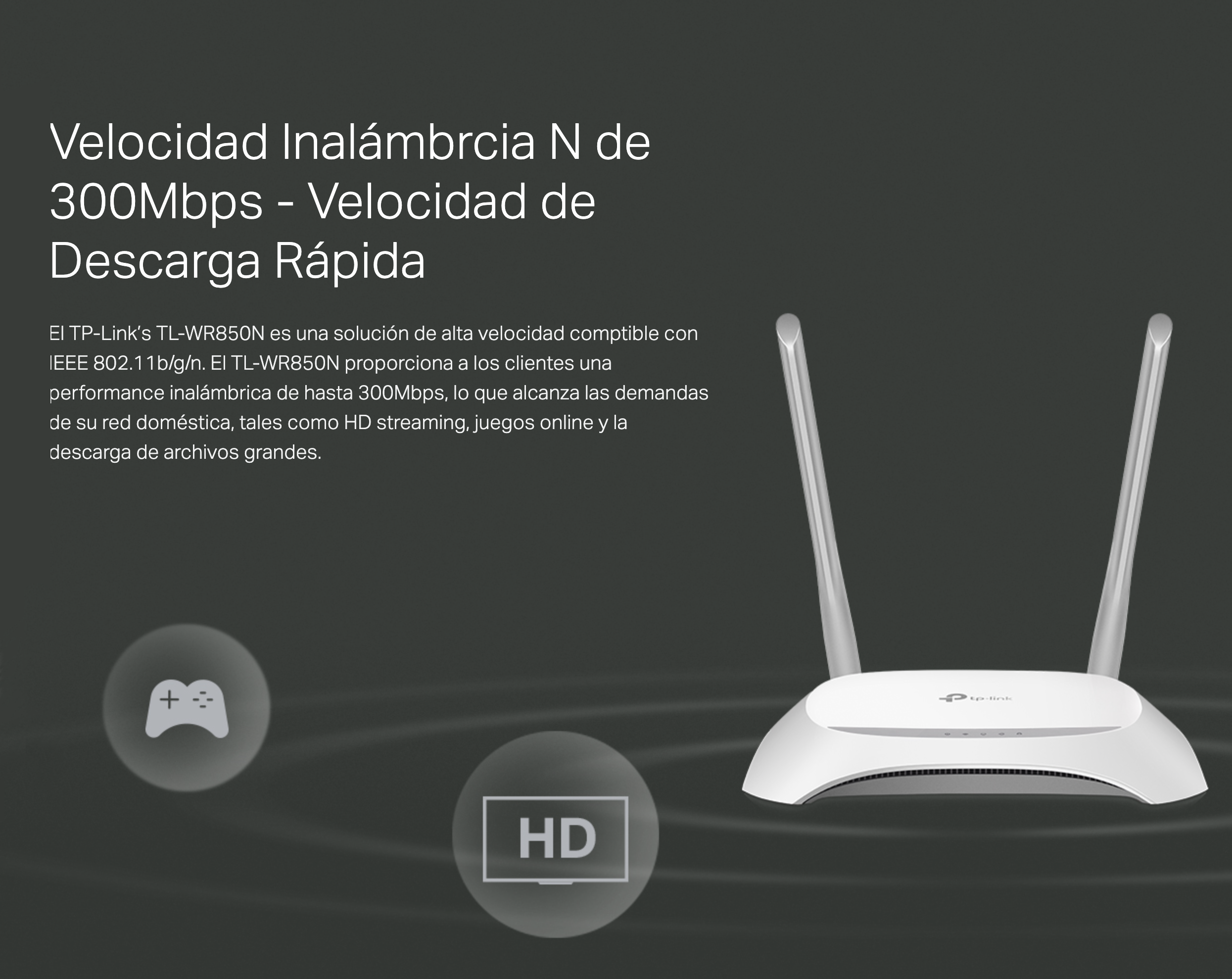 ROUTER TPLINK 300N-5