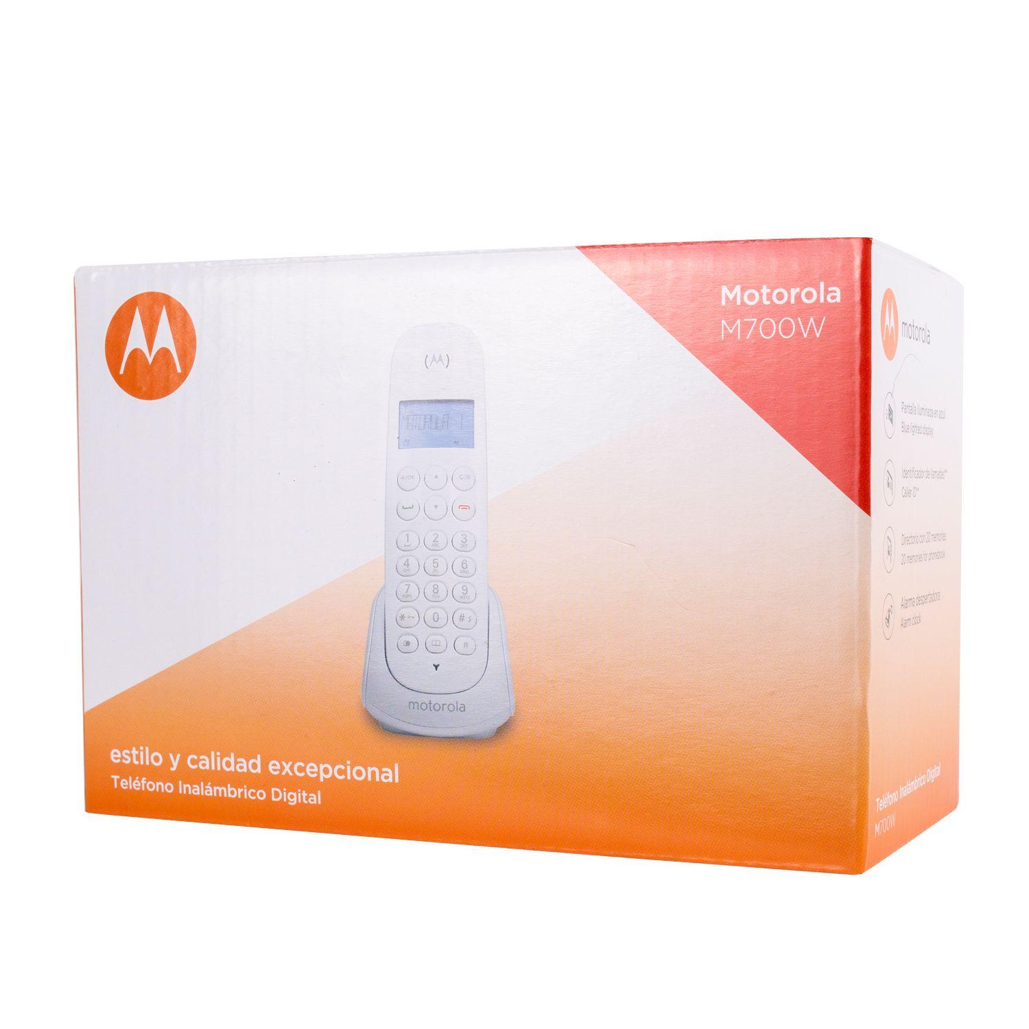 Teléfono Inalámbrico Motorola M700 Blanco-3